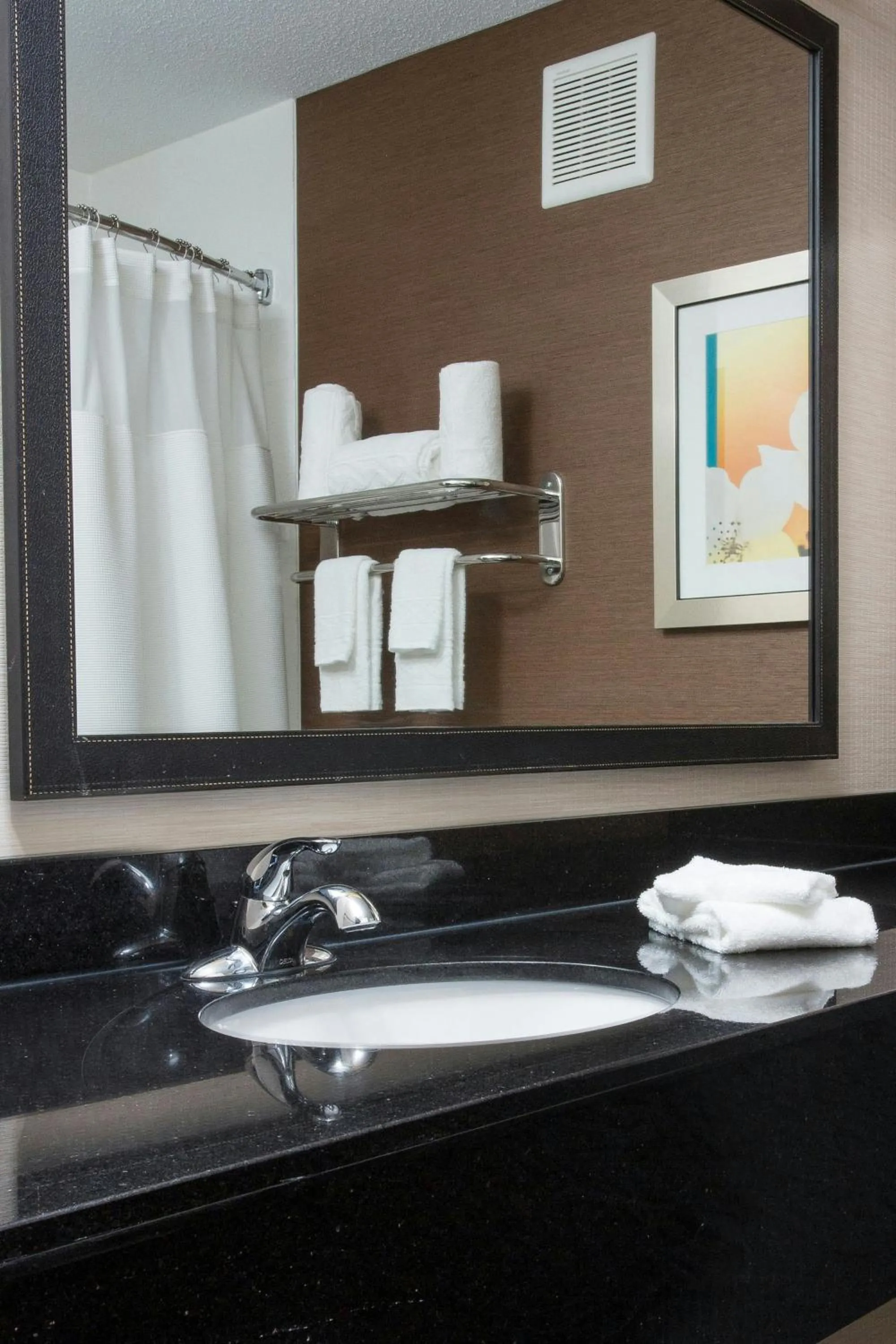 Bathroom in Fairfield Inn & Suites by Marriott Terre Haute