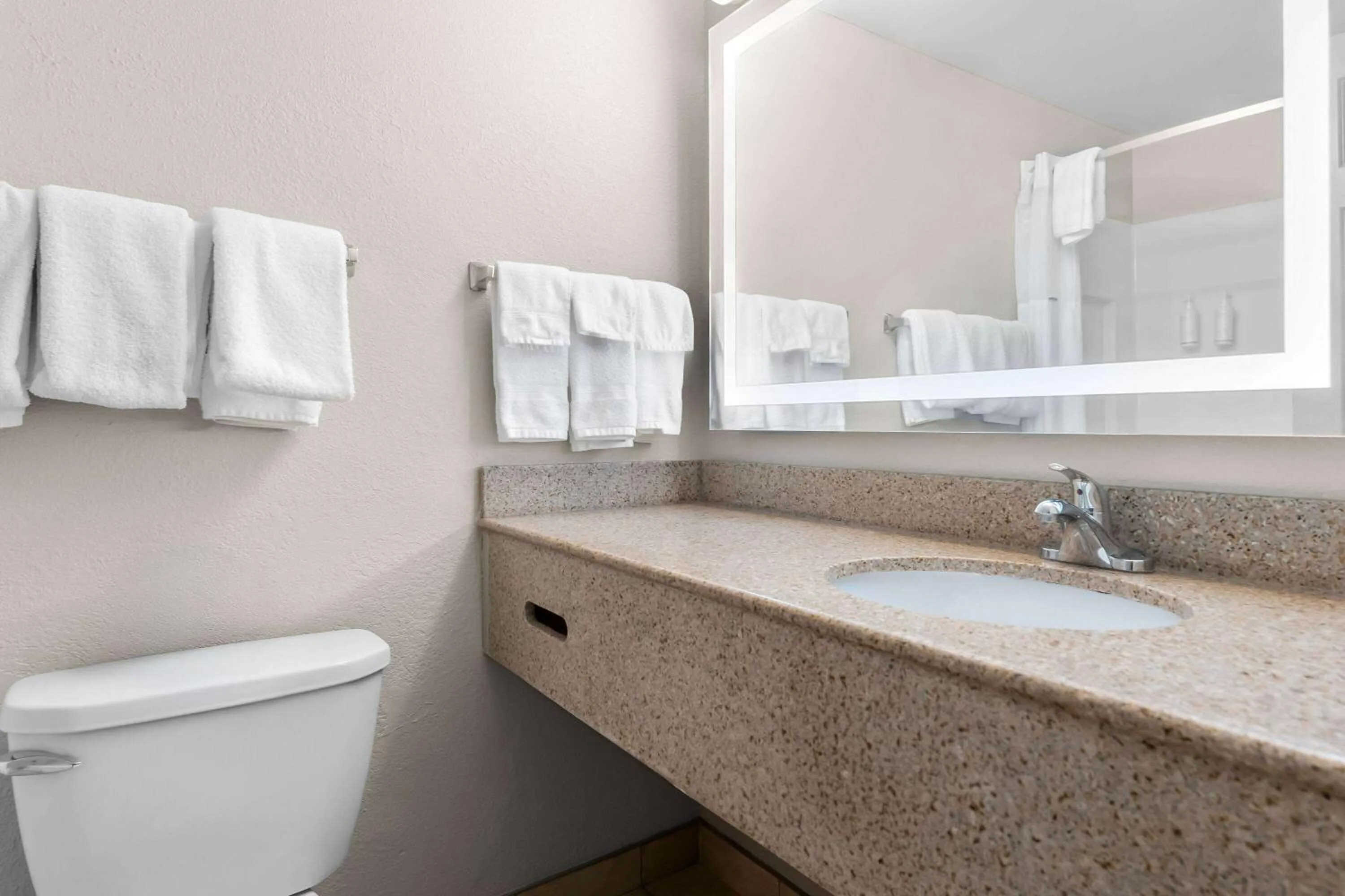 Bathroom in Days Inn by Wyndham Albany SUNY