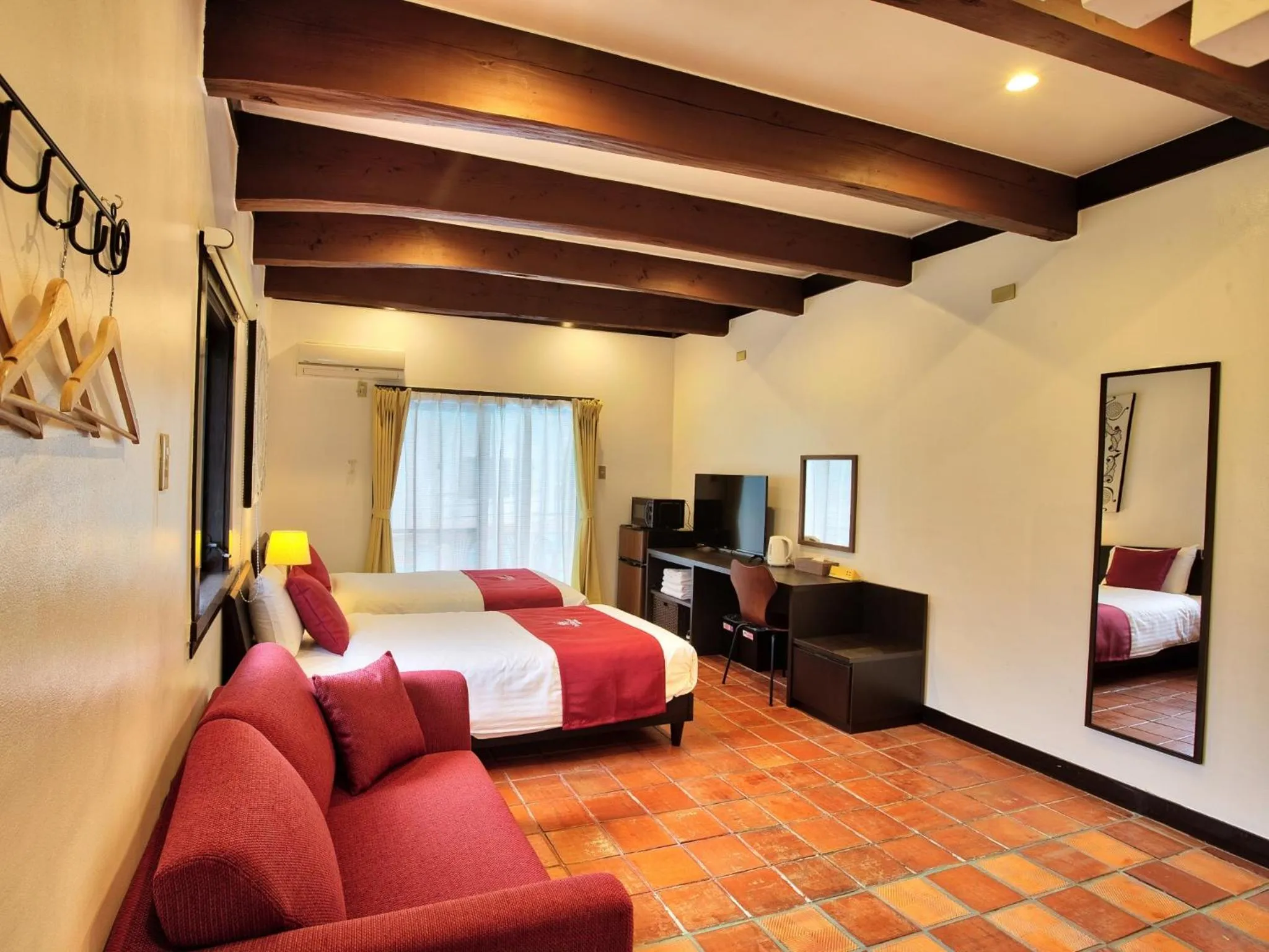 Photo of the whole room, Bed in The Pool Resort OKINAWA