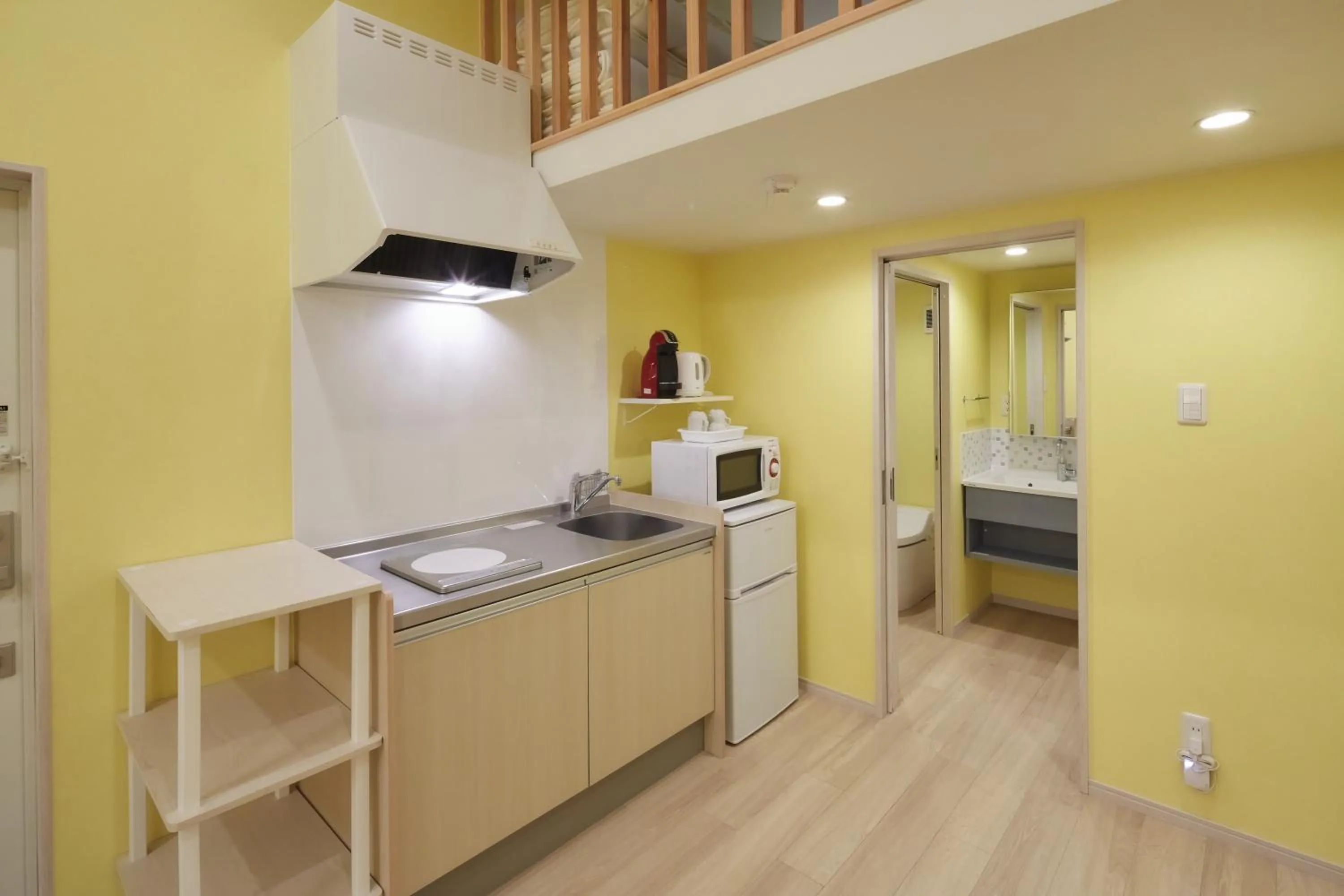 Kitchen or kitchenette in The Pool Resort OKINAWA