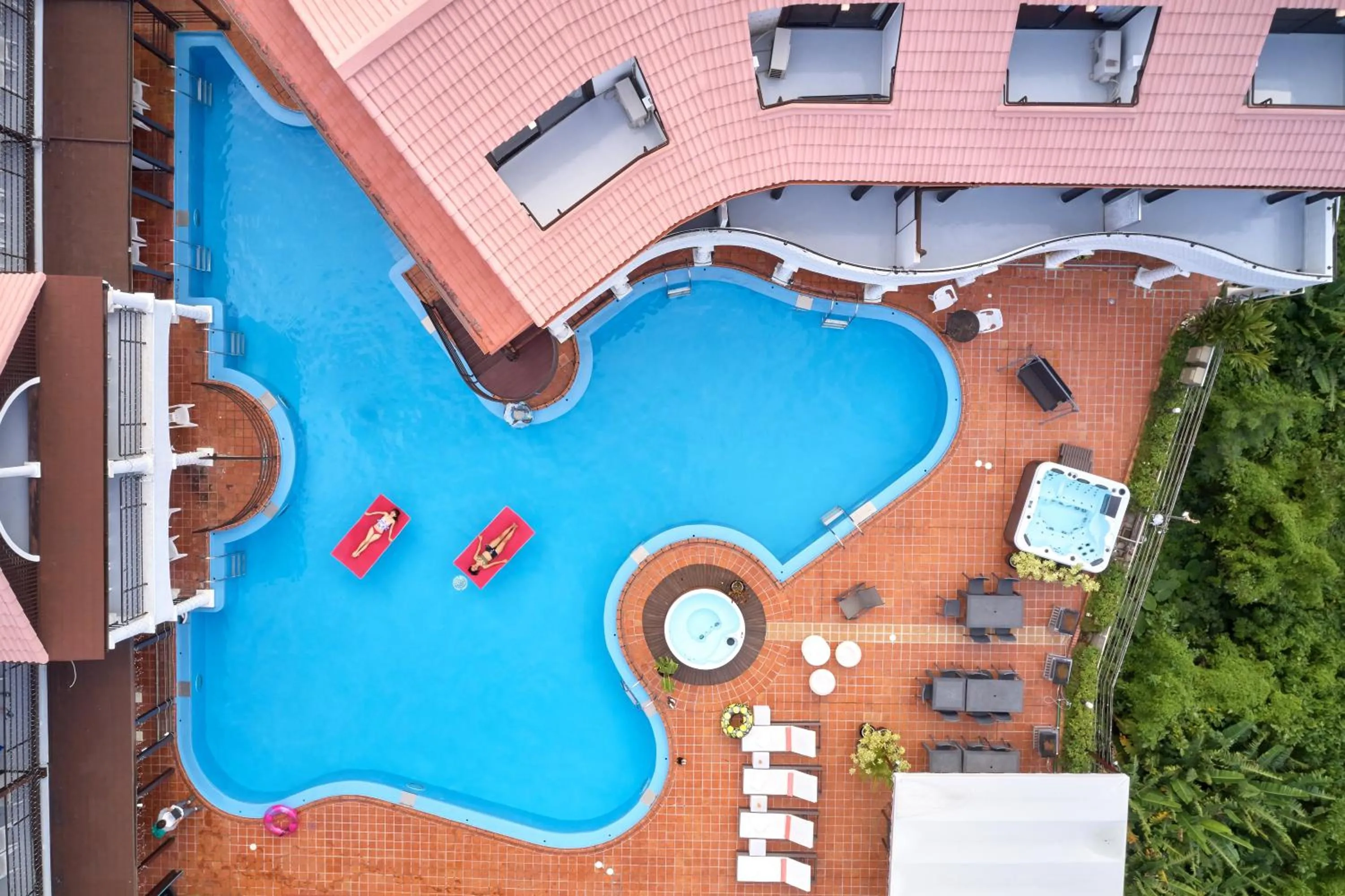 Bird's eye view in The Pool Resort OKINAWA