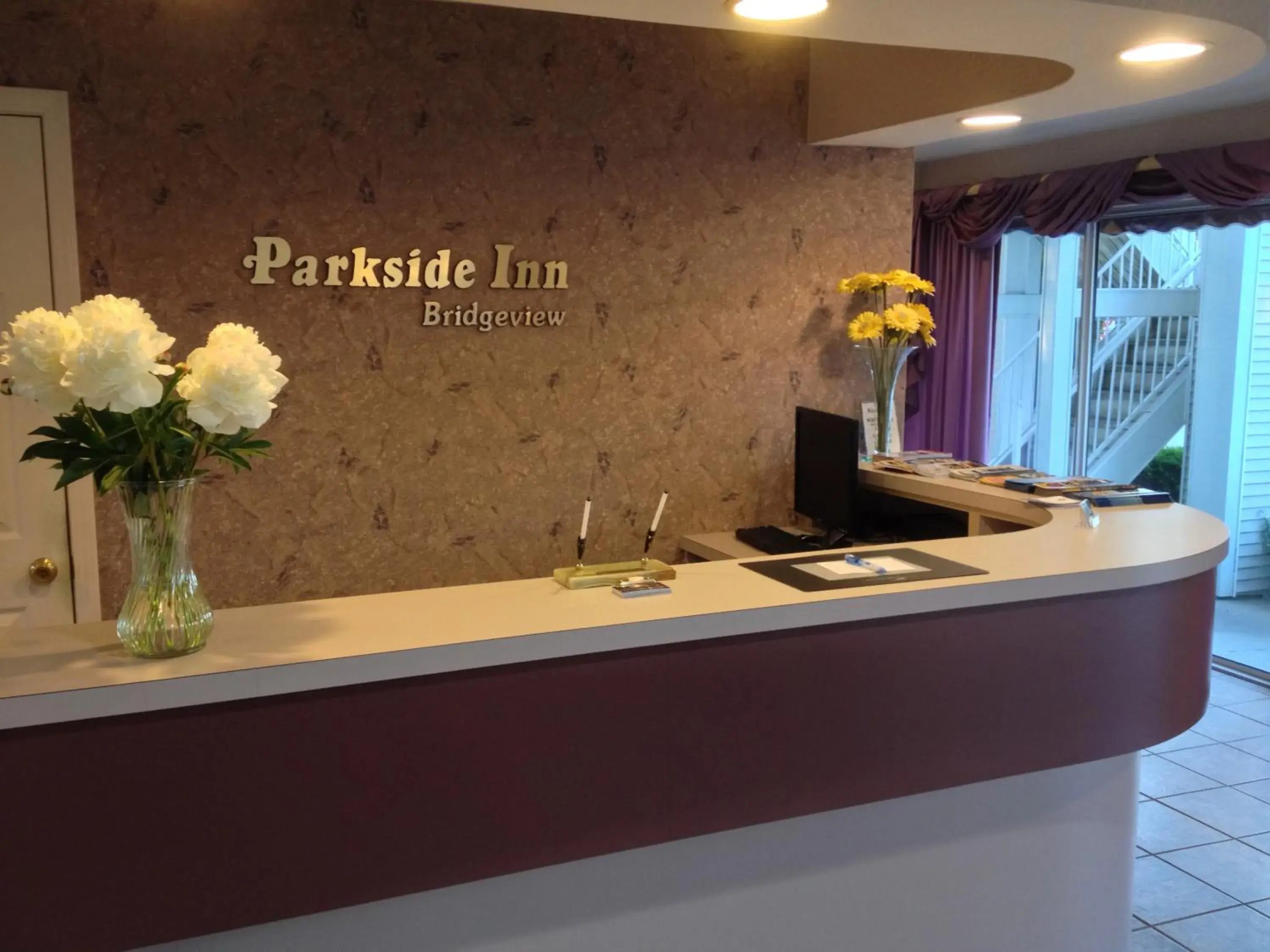 Lobby or reception in Parkside Inn Bridgeview Lobby or reception in Parkside Inn Bridgeview