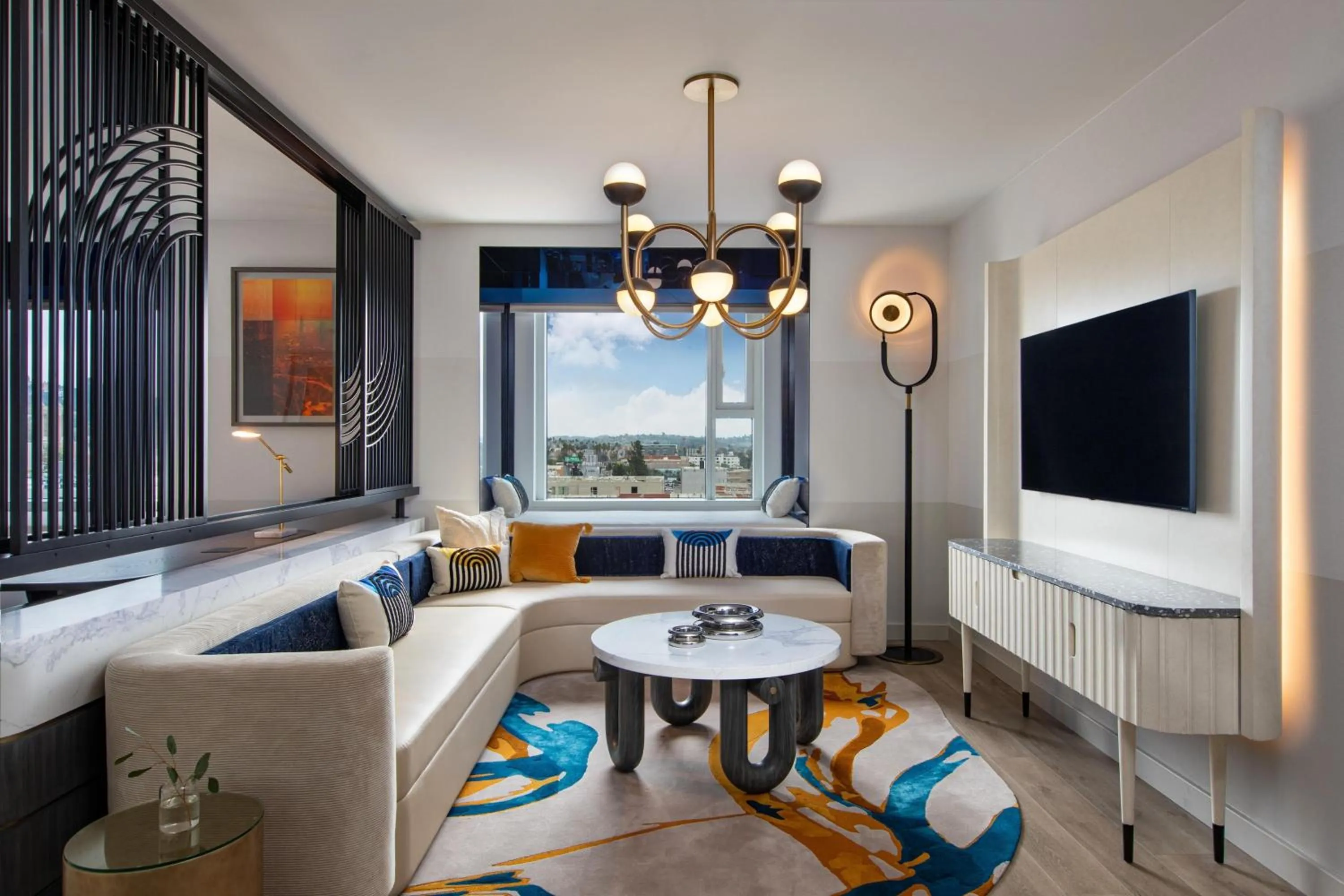 Living room in W Hollywood