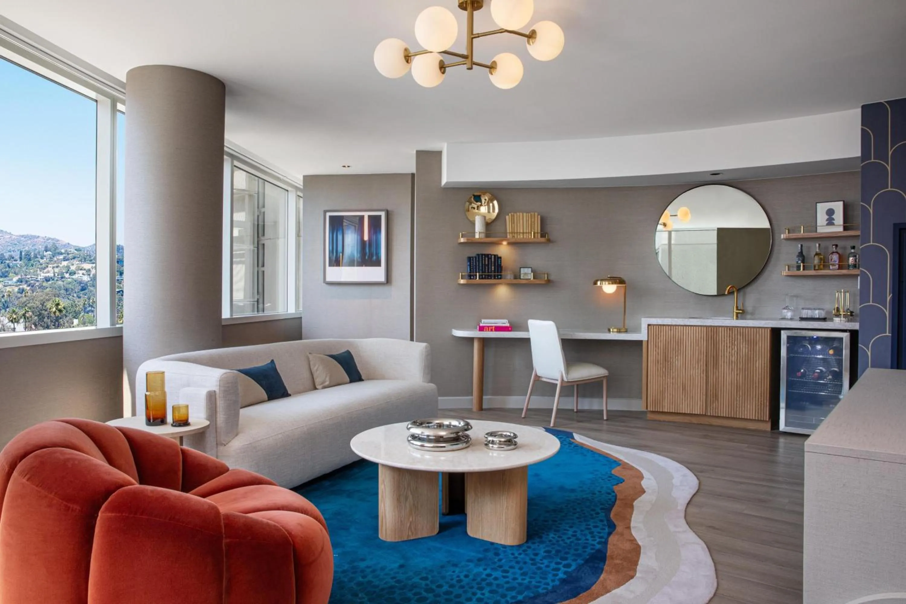 Living room in W Hollywood