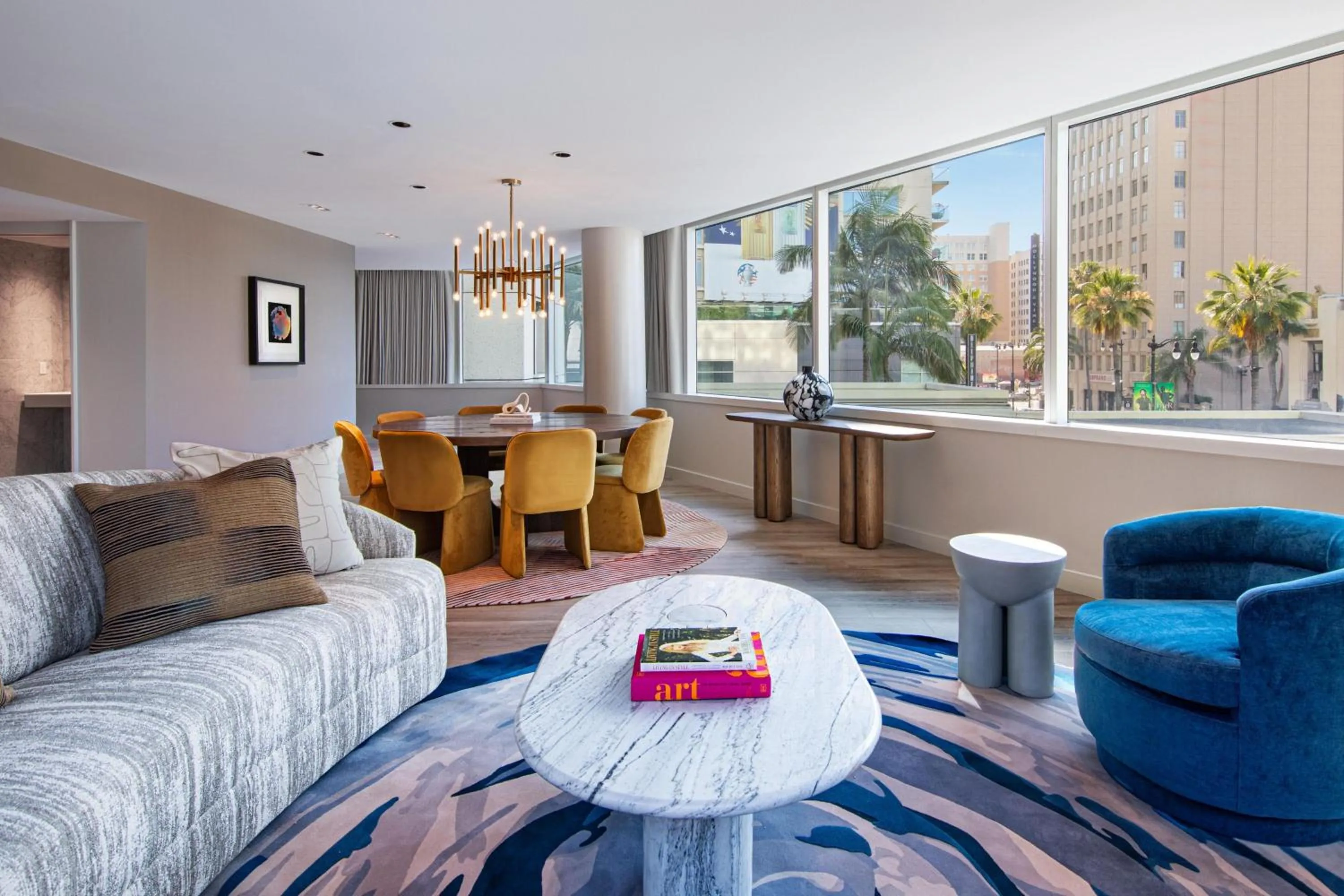 Living room in W Hollywood