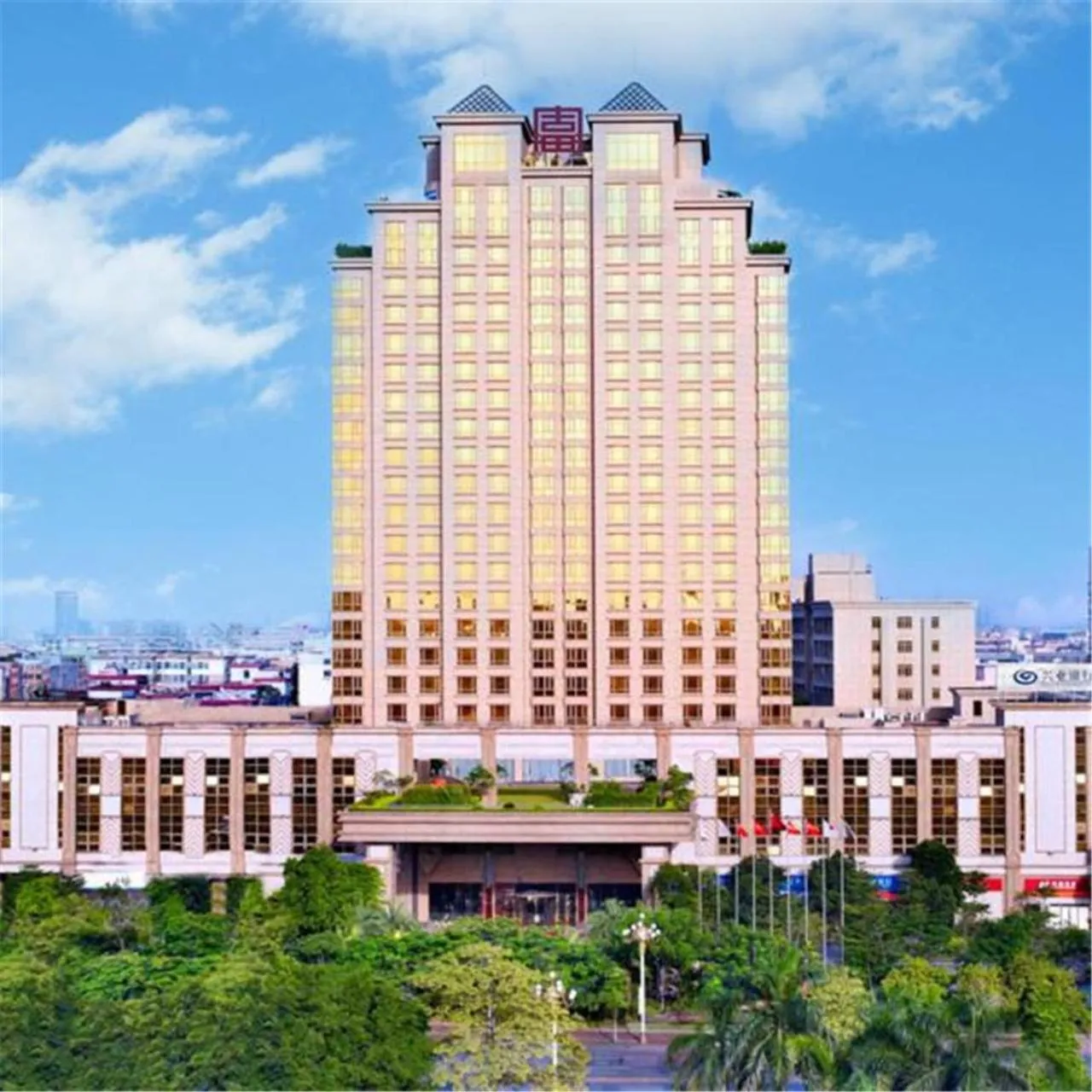 Bird's eye view in Cinese Hotel Dongguan Shijie