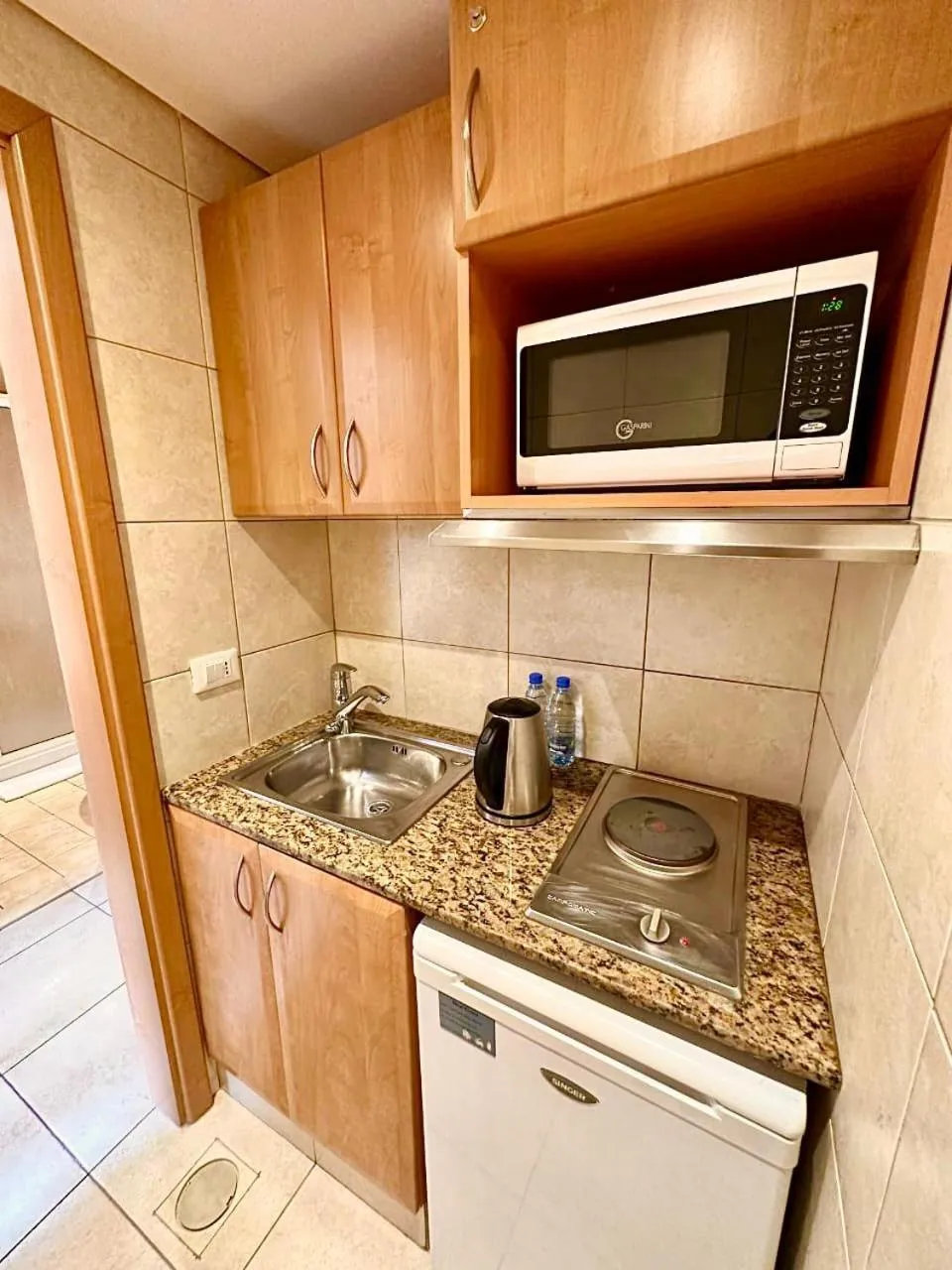 Kitchen or kitchenette in The Smallville Xpress