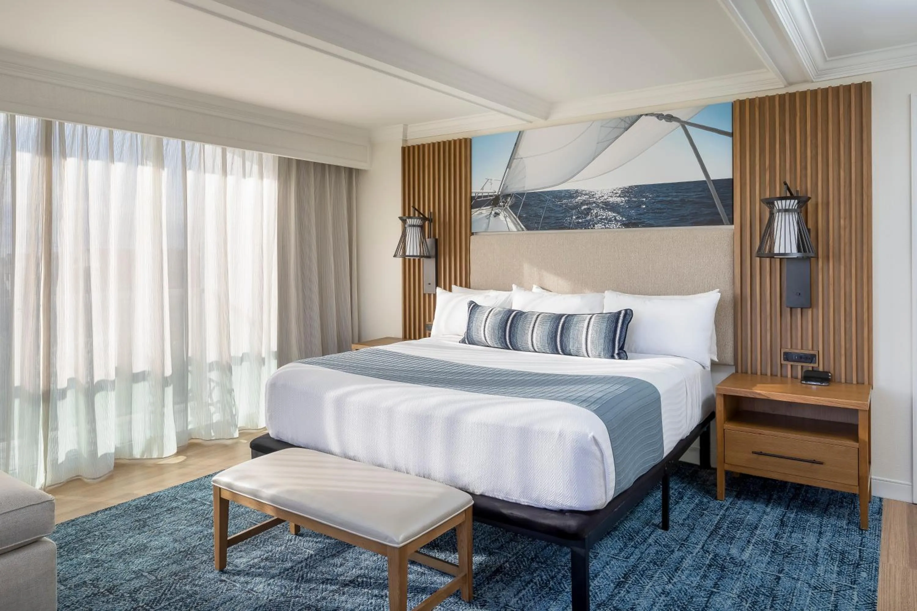 Bed in Jupiter Beach Resort & Spa