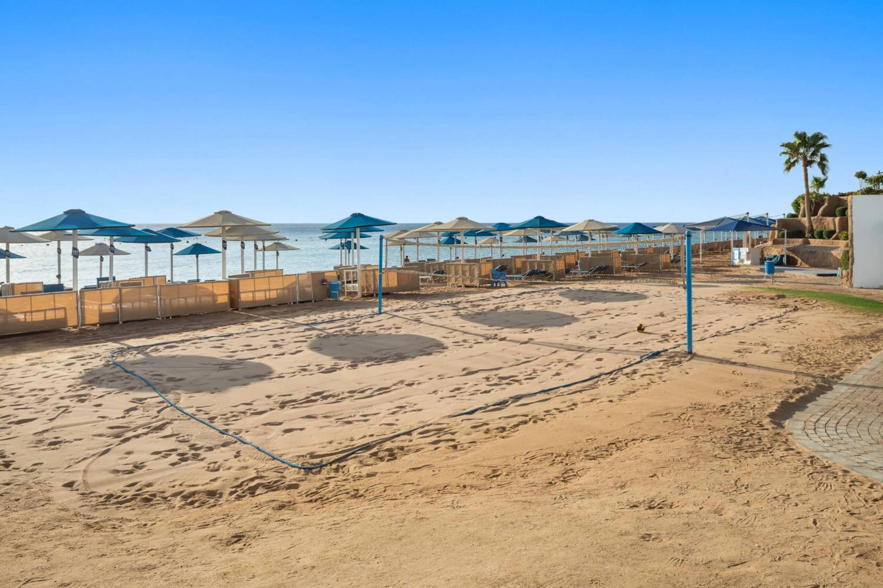 Beach in Pickalbatros Palace Sharm "Aqua Park"- All inclusive