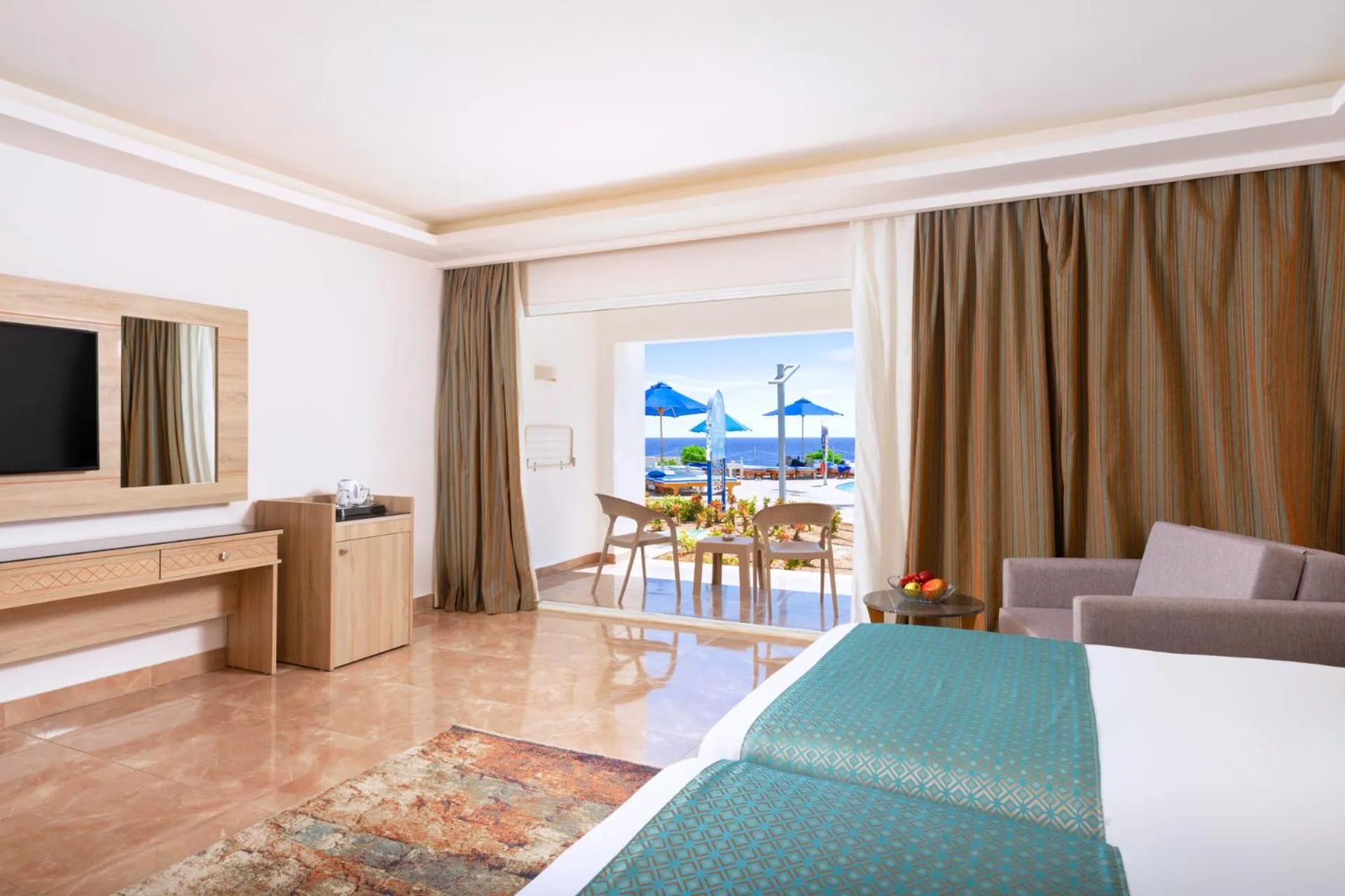 Bedroom in Pickalbatros Palace Sharm "Aqua Park"- All inclusive