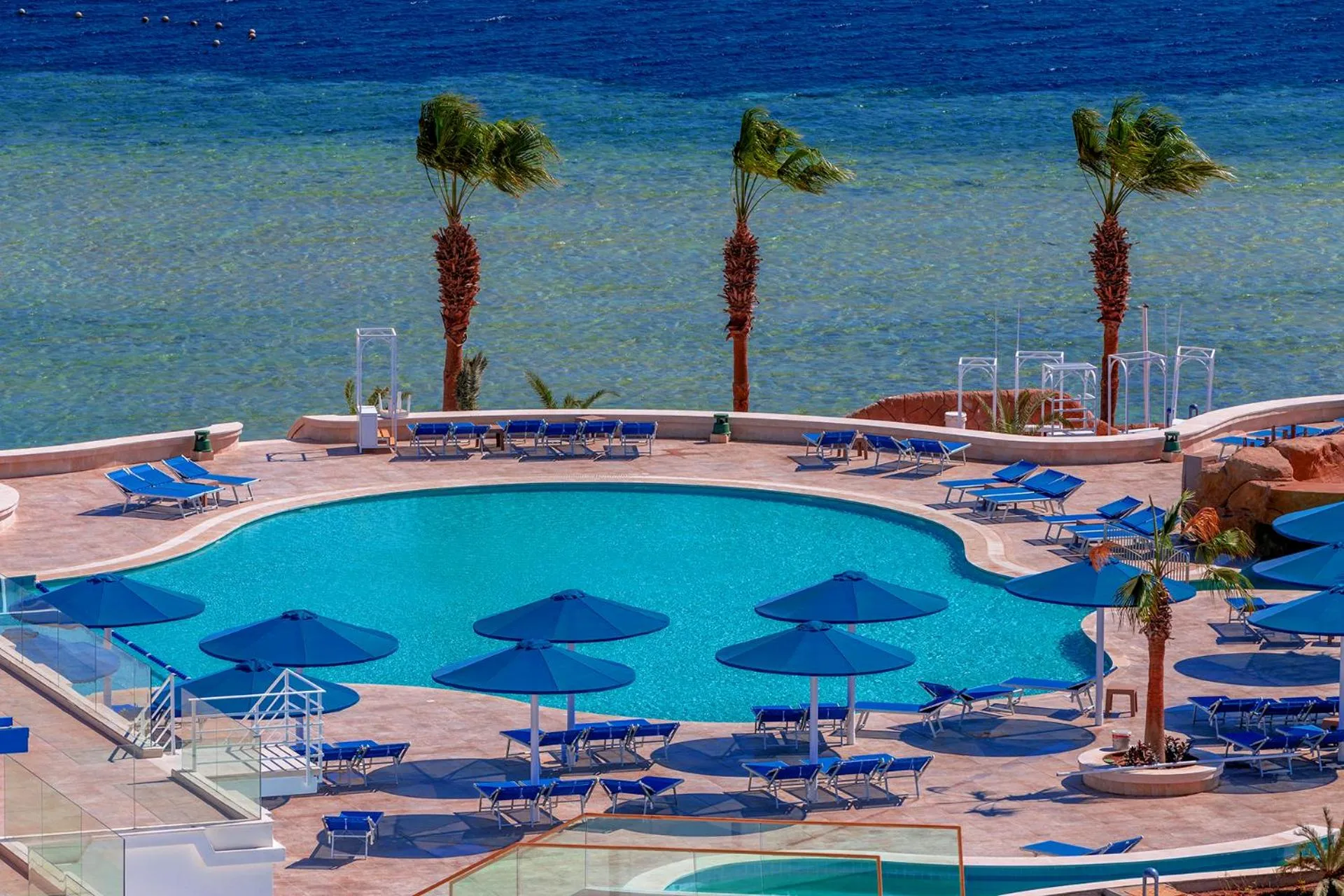 Pool view in Pickalbatros Palace Sharm "Aqua Park"- All inclusive