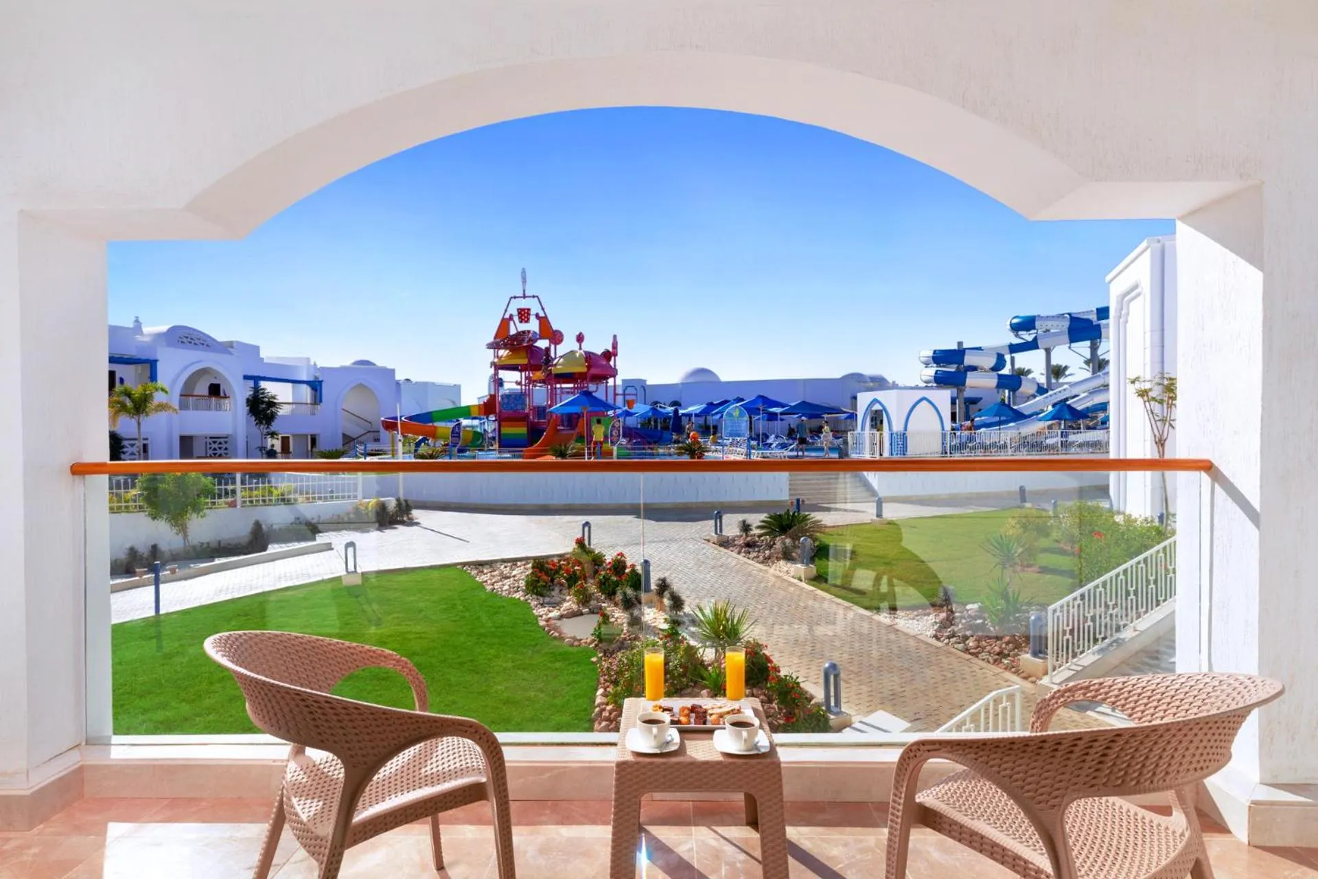 View (from property/room) in Pickalbatros Palace Sharm "Aqua Park"- All inclusive