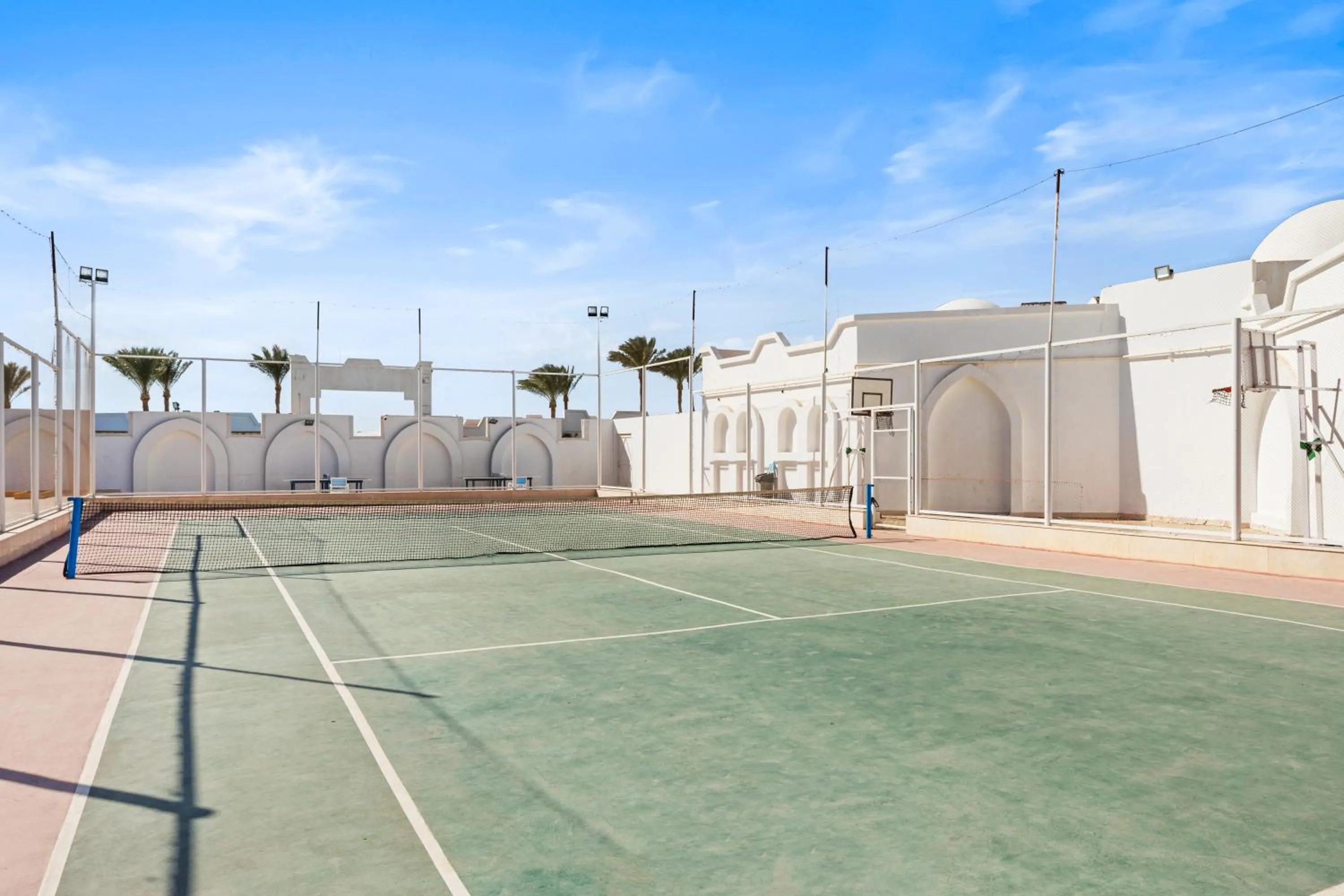 Tennis court in Pickalbatros Palace Sharm "Aqua Park"- All inclusive