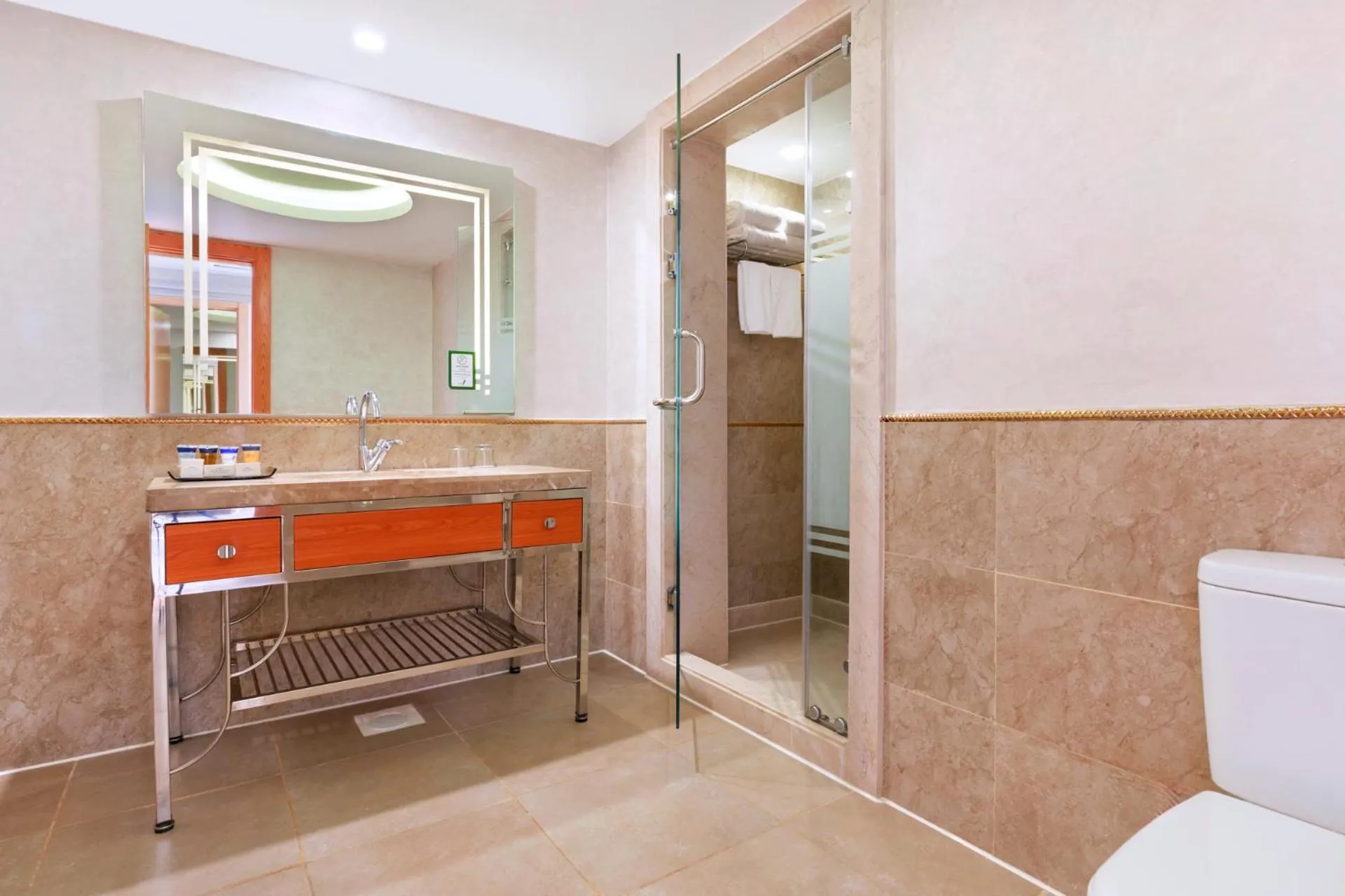 Bathroom in Pickalbatros Palace Sharm "Aqua Park"- All inclusive