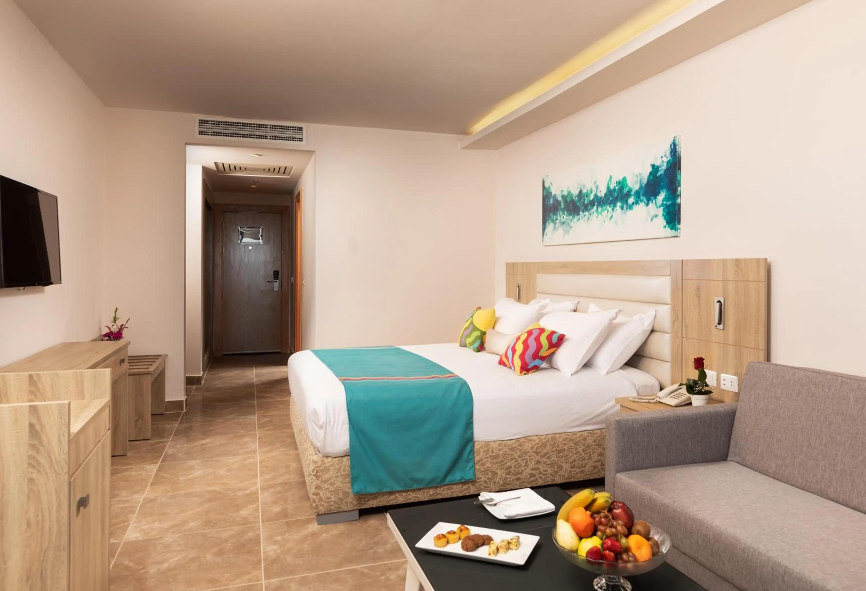 Bedroom, Bed in Pickalbatros Palace Sharm "Aqua Park"- All inclusive