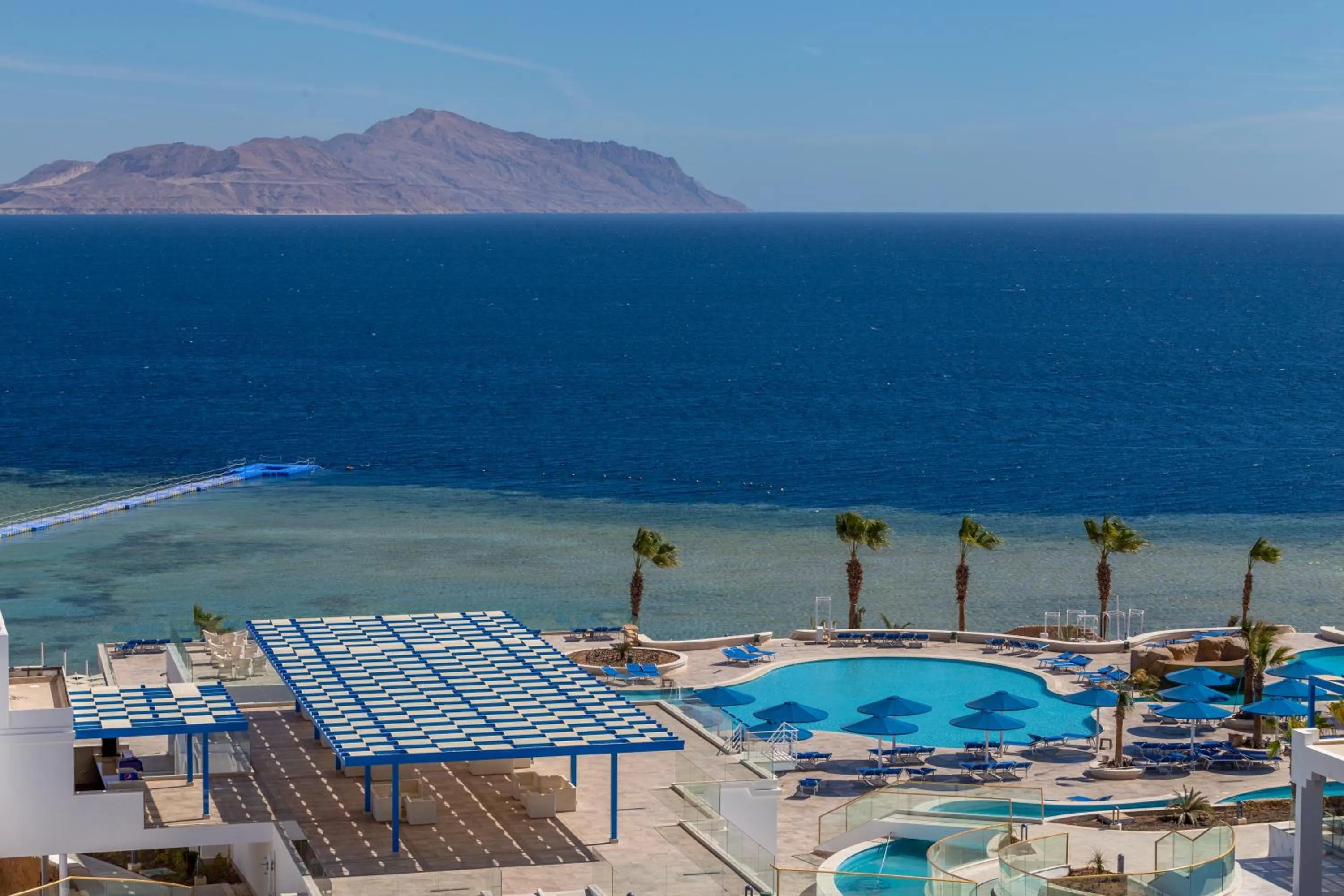 Pool view in Pickalbatros Palace Sharm "Aqua Park"- All inclusive