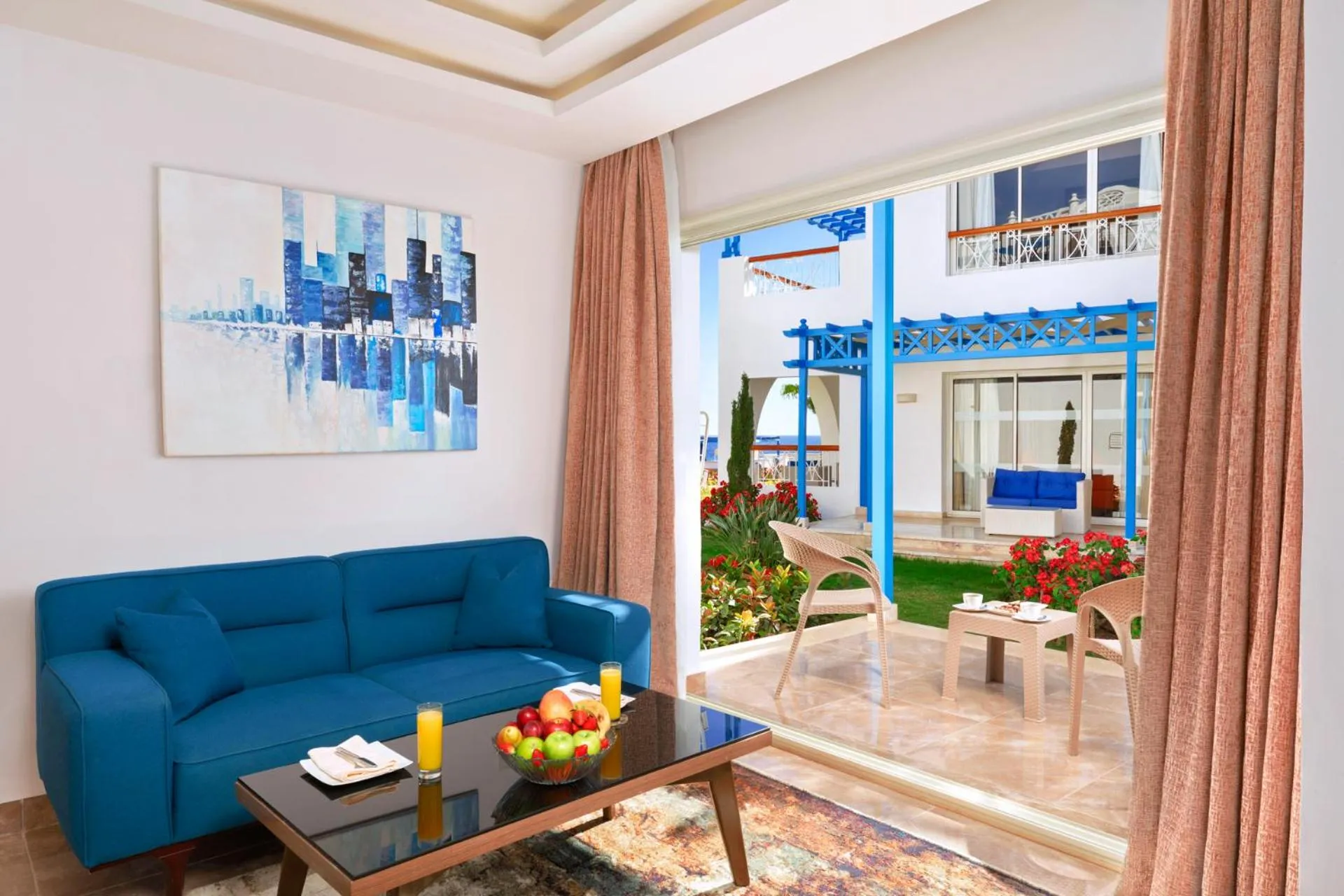 Seating area in Pickalbatros Palace Sharm "Aqua Park"- All inclusive