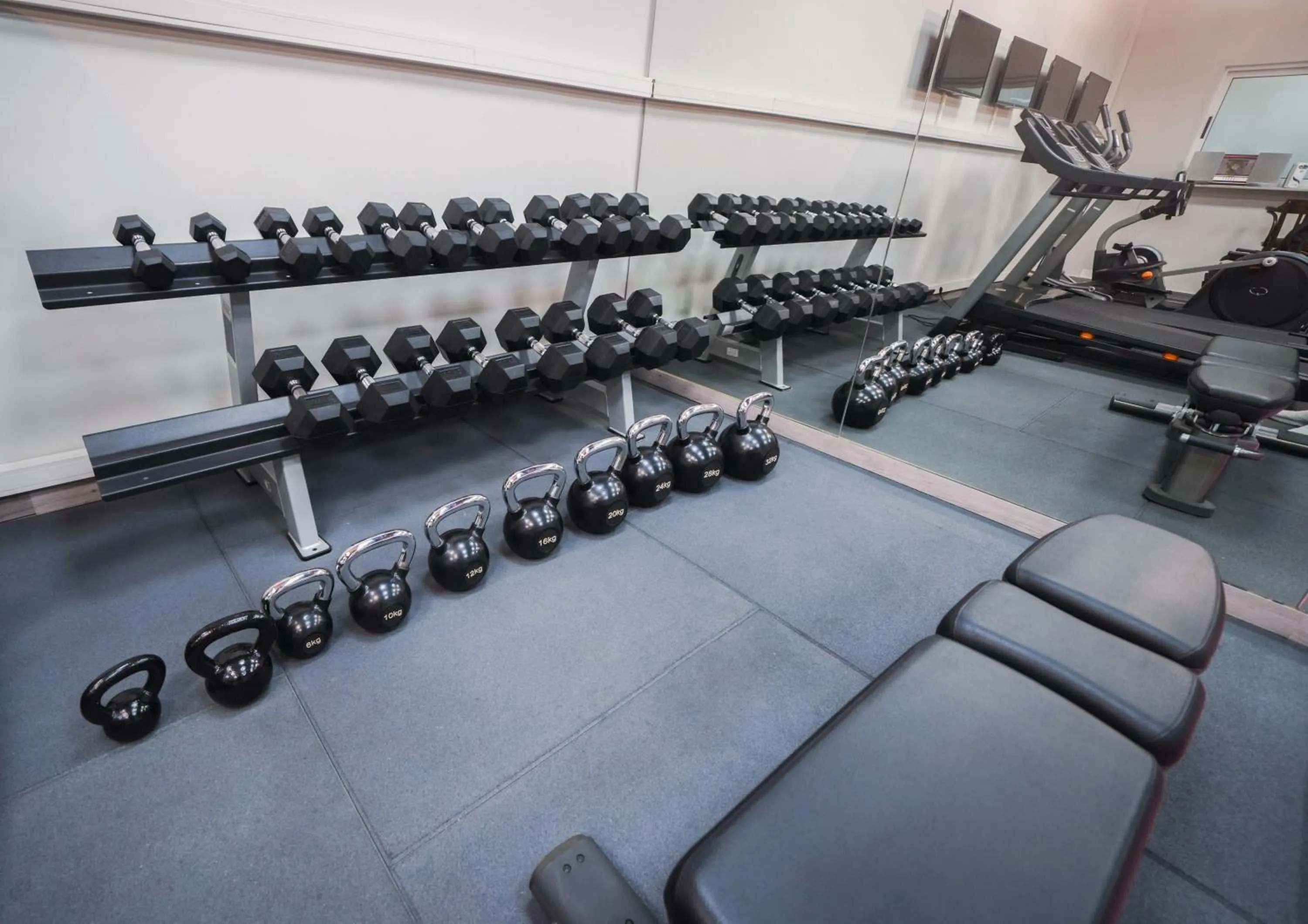 Fitness centre/facilities in Casa D'or Hotel