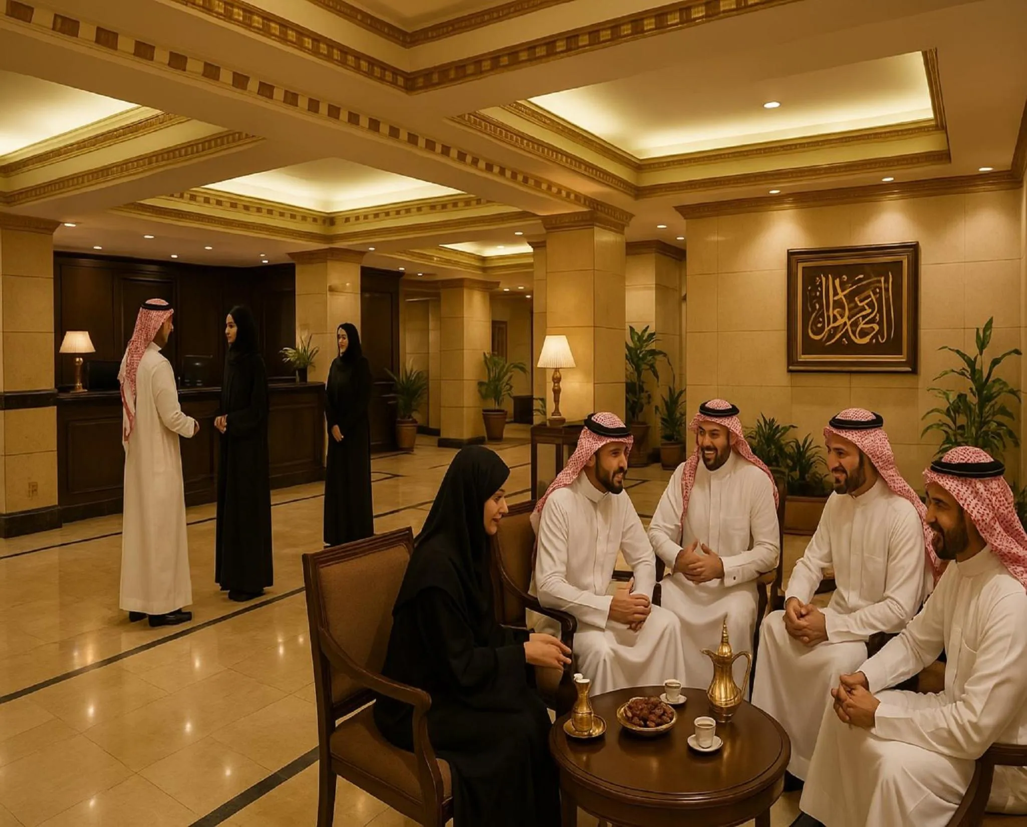 Lobby or reception in Zayed Hotel