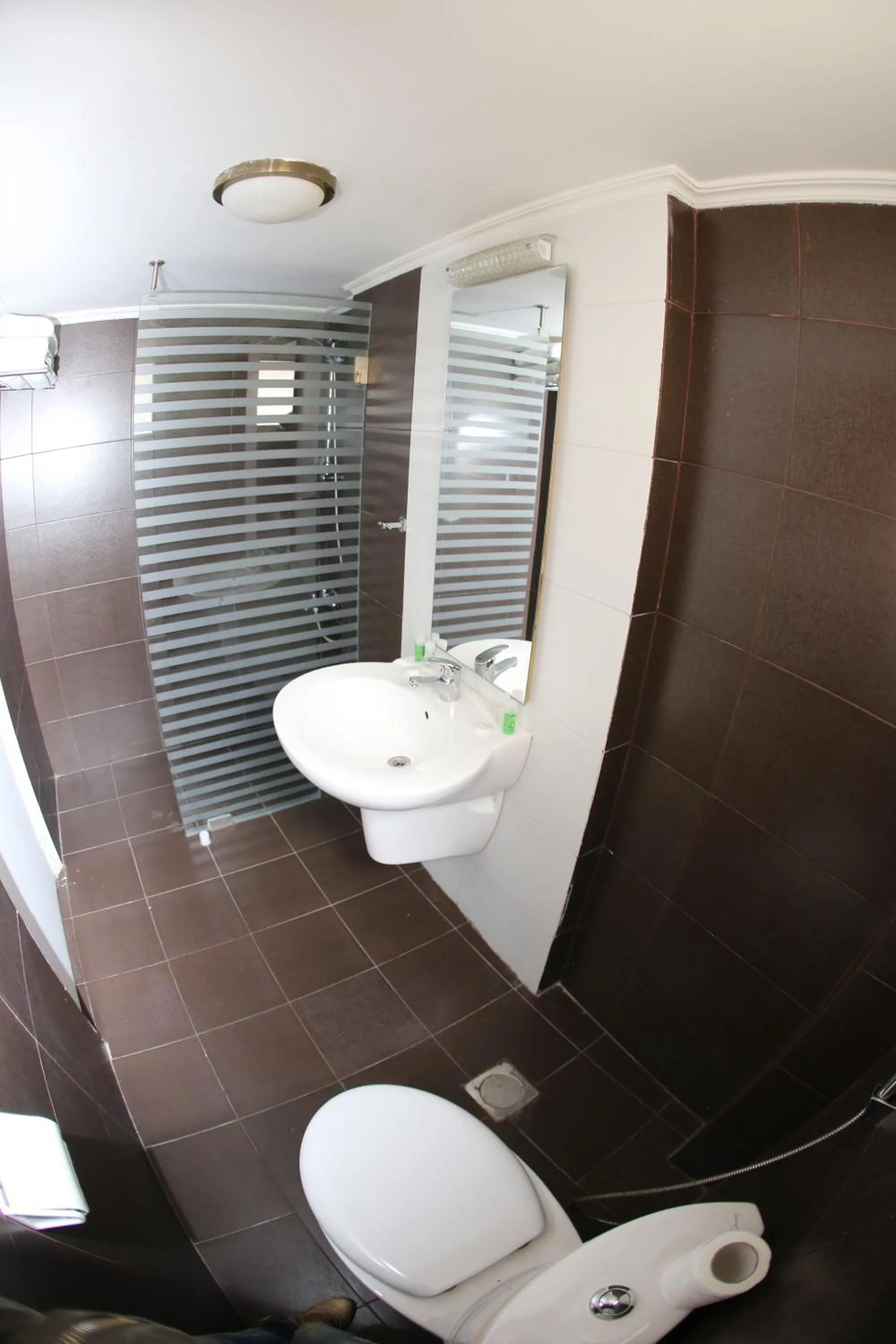 Shower in Le Marly Hotel