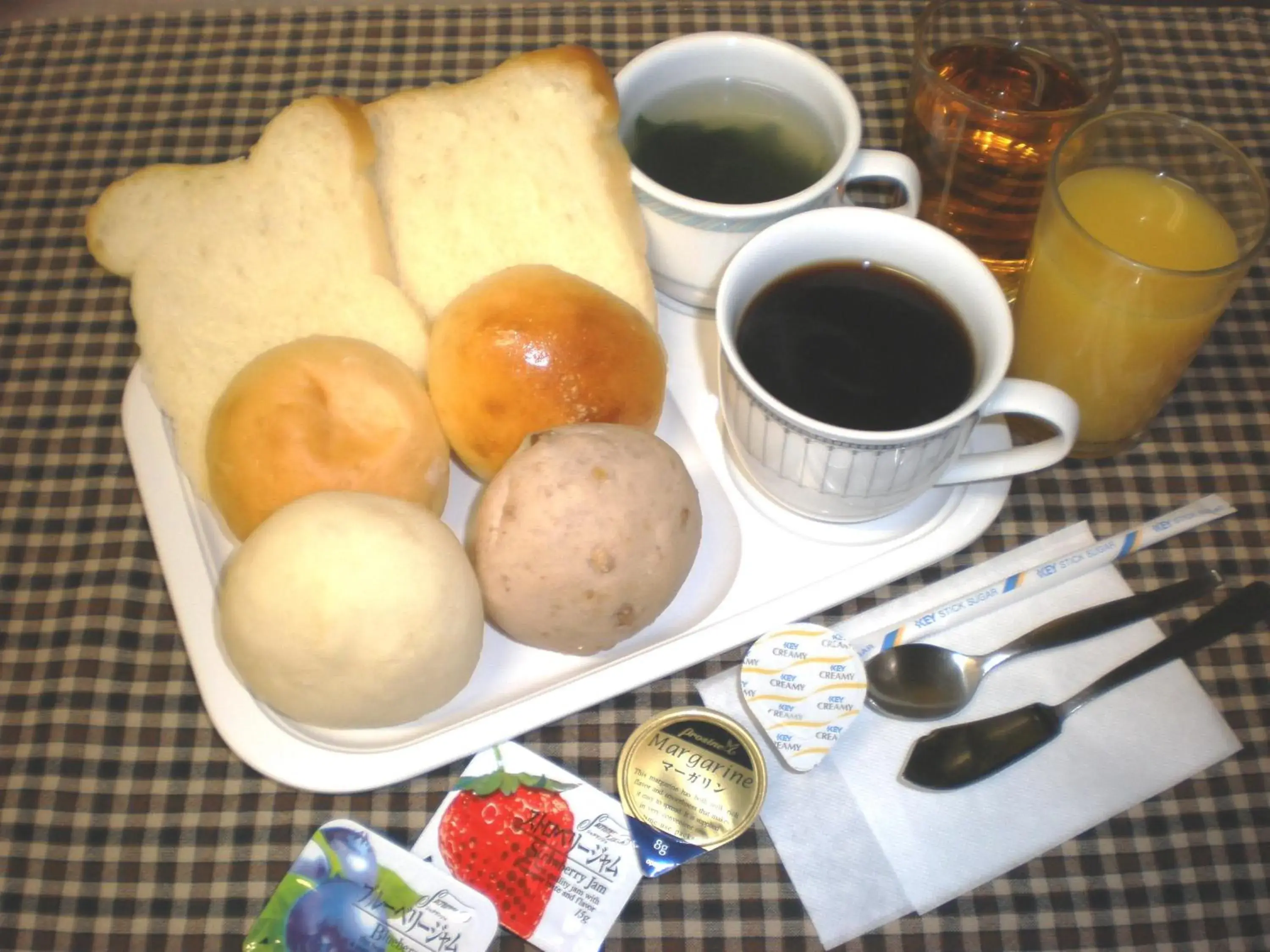 American breakfast in Hotel Tomakomai Green Hills American breakfast in Hotel Tomakomai Green Hills