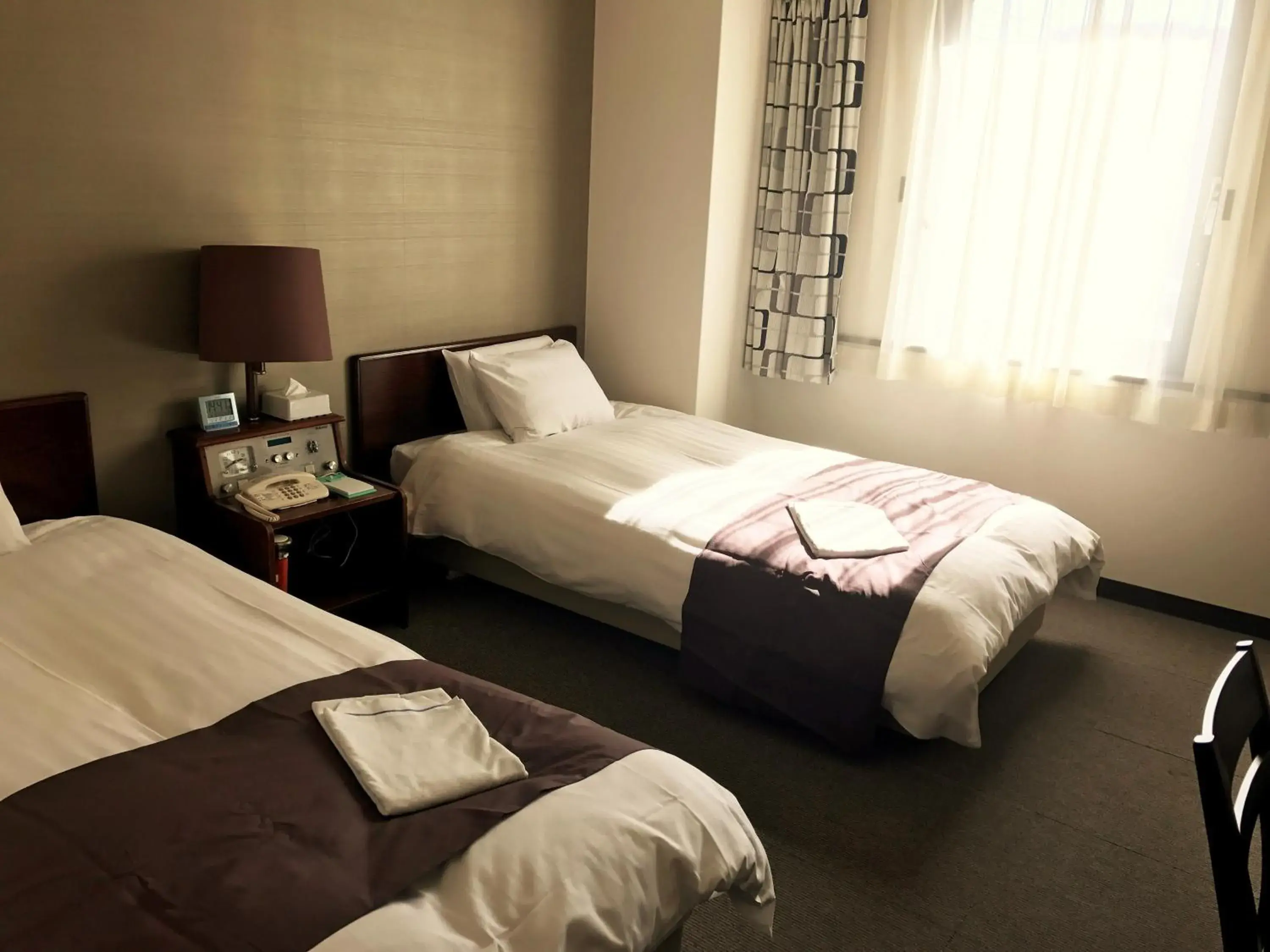 Bed in Hotel Tomakomai Green Hills Bed in Hotel Tomakomai Green Hills
