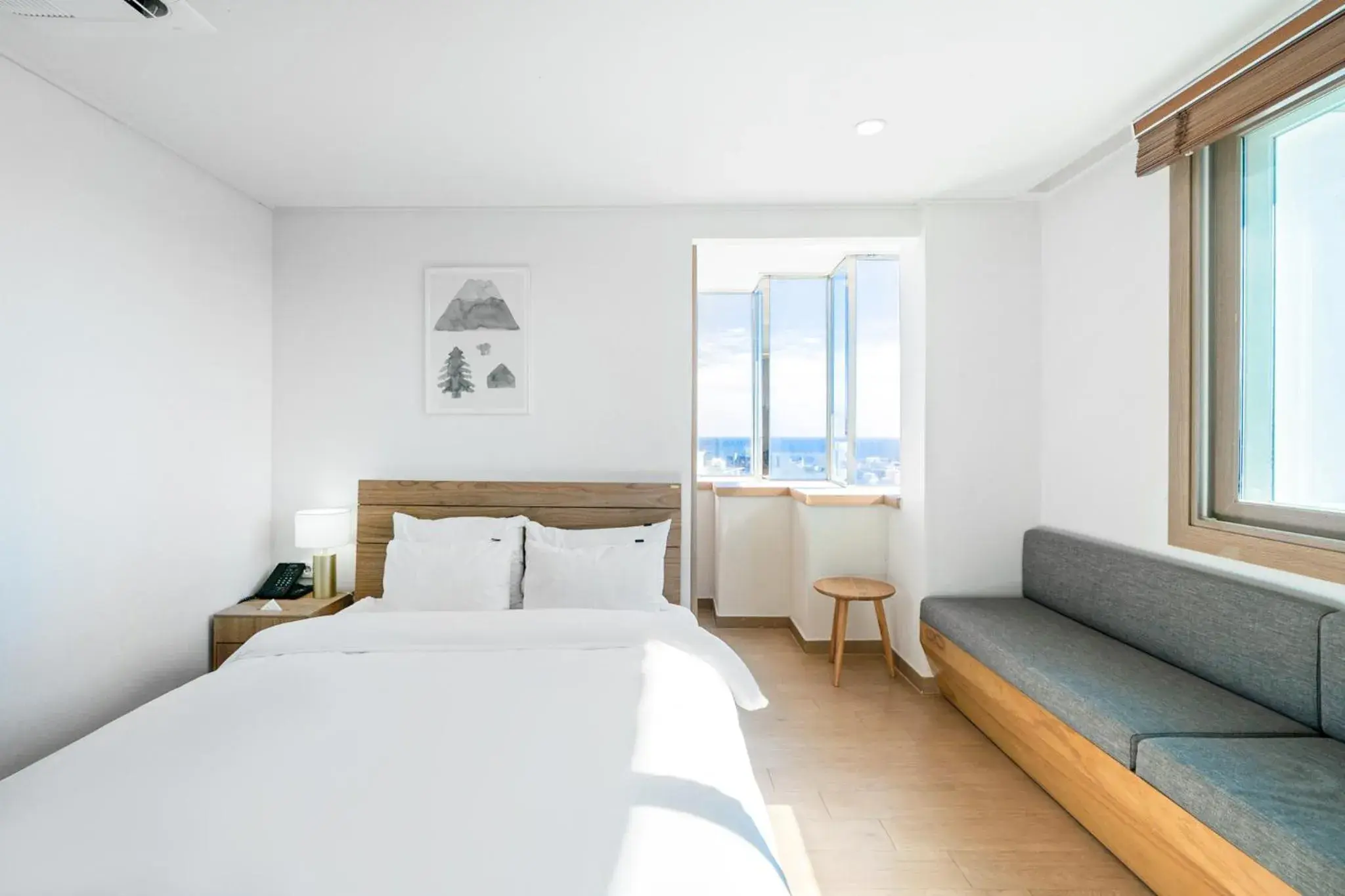 Bed in Heyy Seogwipo Hotel Bed in Heyy Seogwipo Hotel