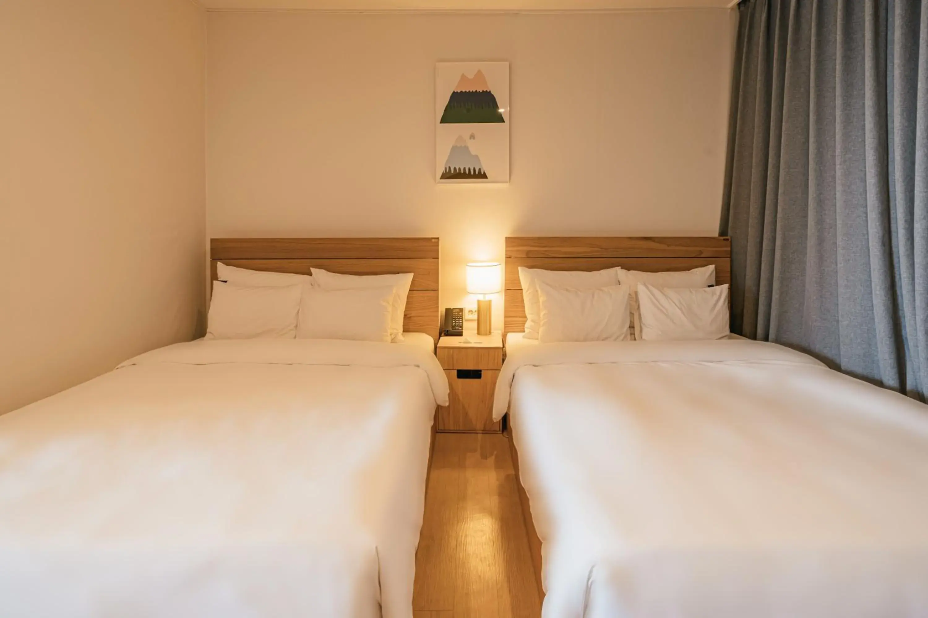 Bed in Heyy Seogwipo Hotel Bed in Heyy Seogwipo Hotel