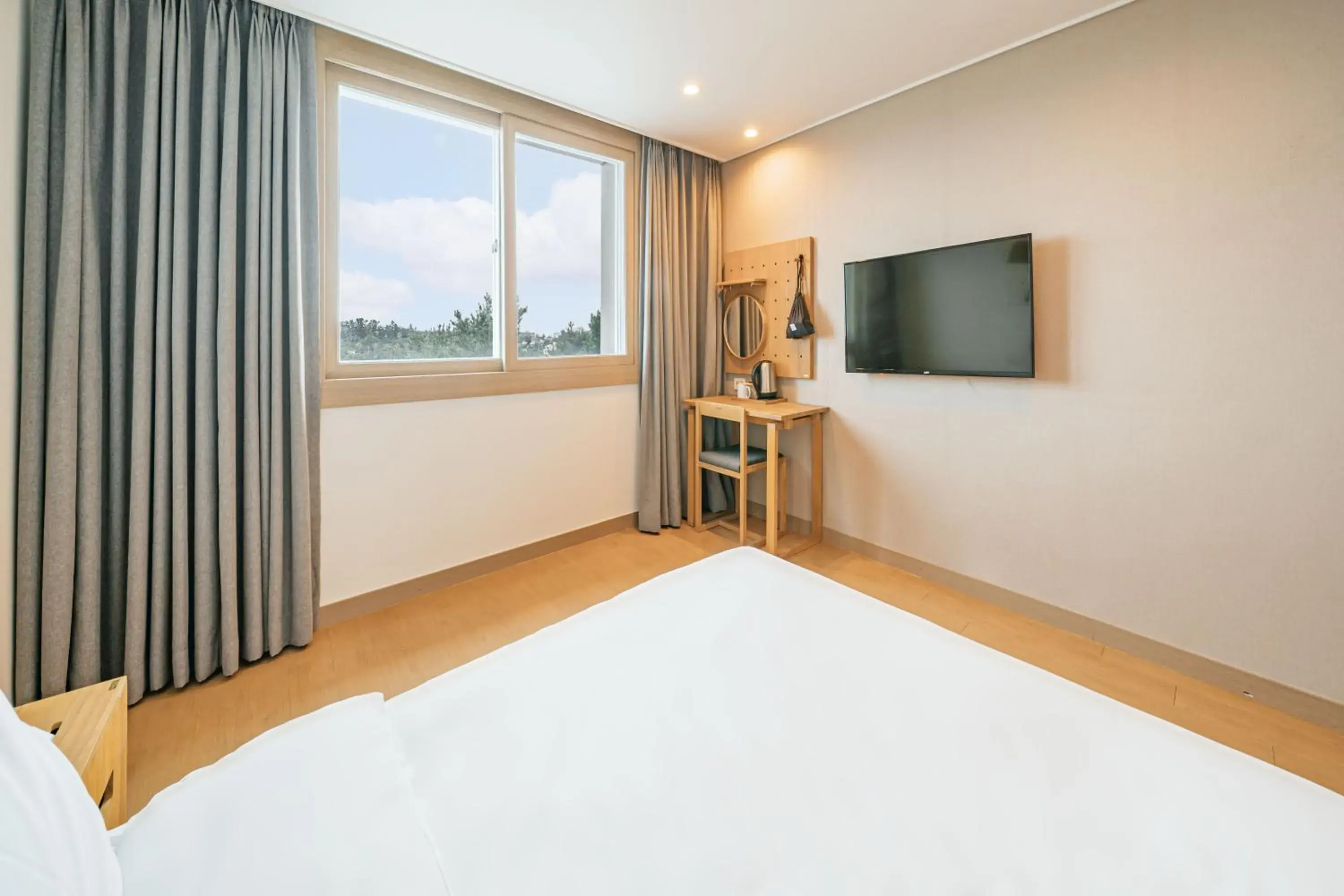 Bed in Heyy Seogwipo Hotel Bed in Heyy Seogwipo Hotel