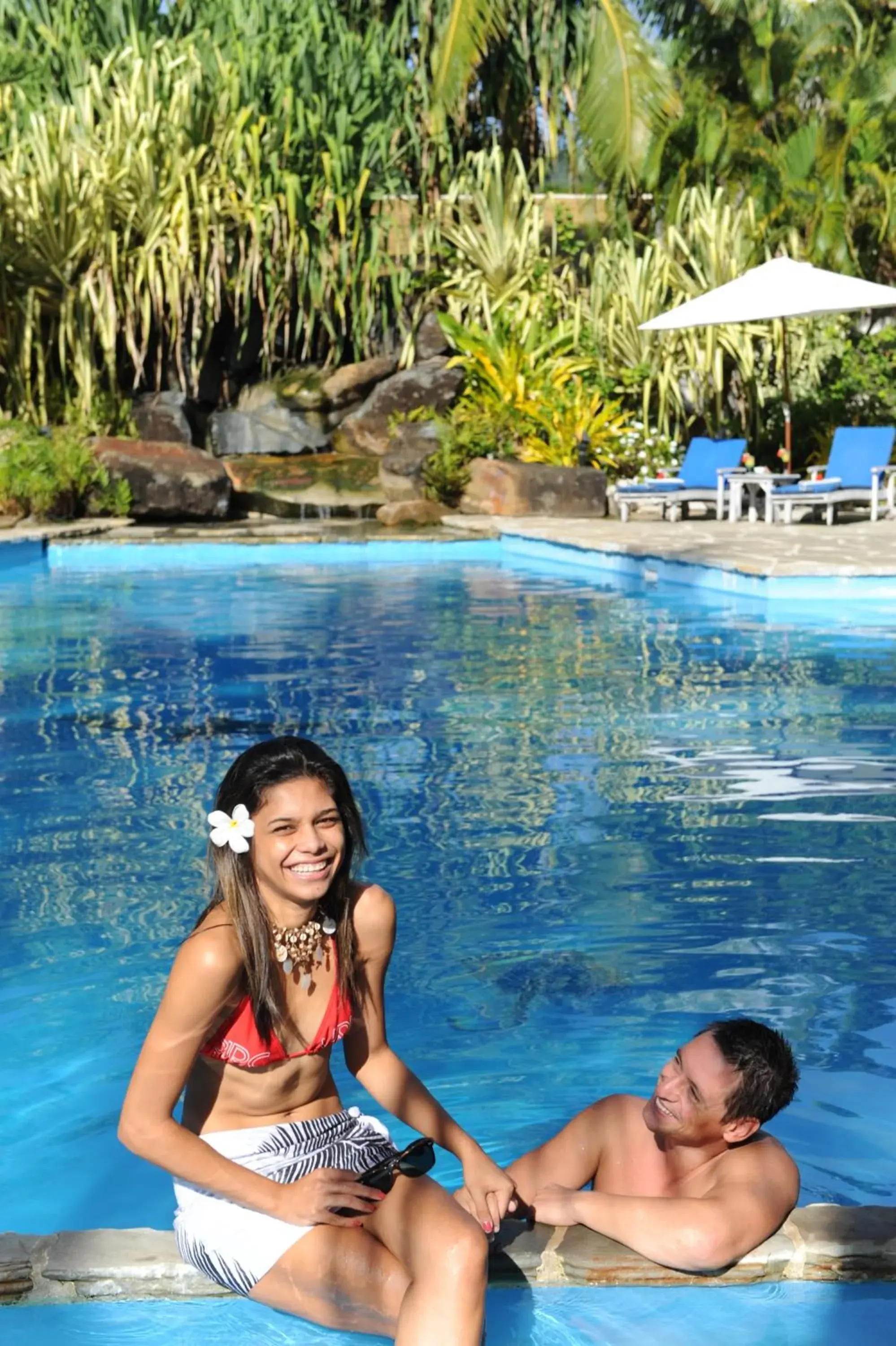 Swimming pool in Crown Beach Resort & Spa Swimming pool in Crown Beach Resort & Spa