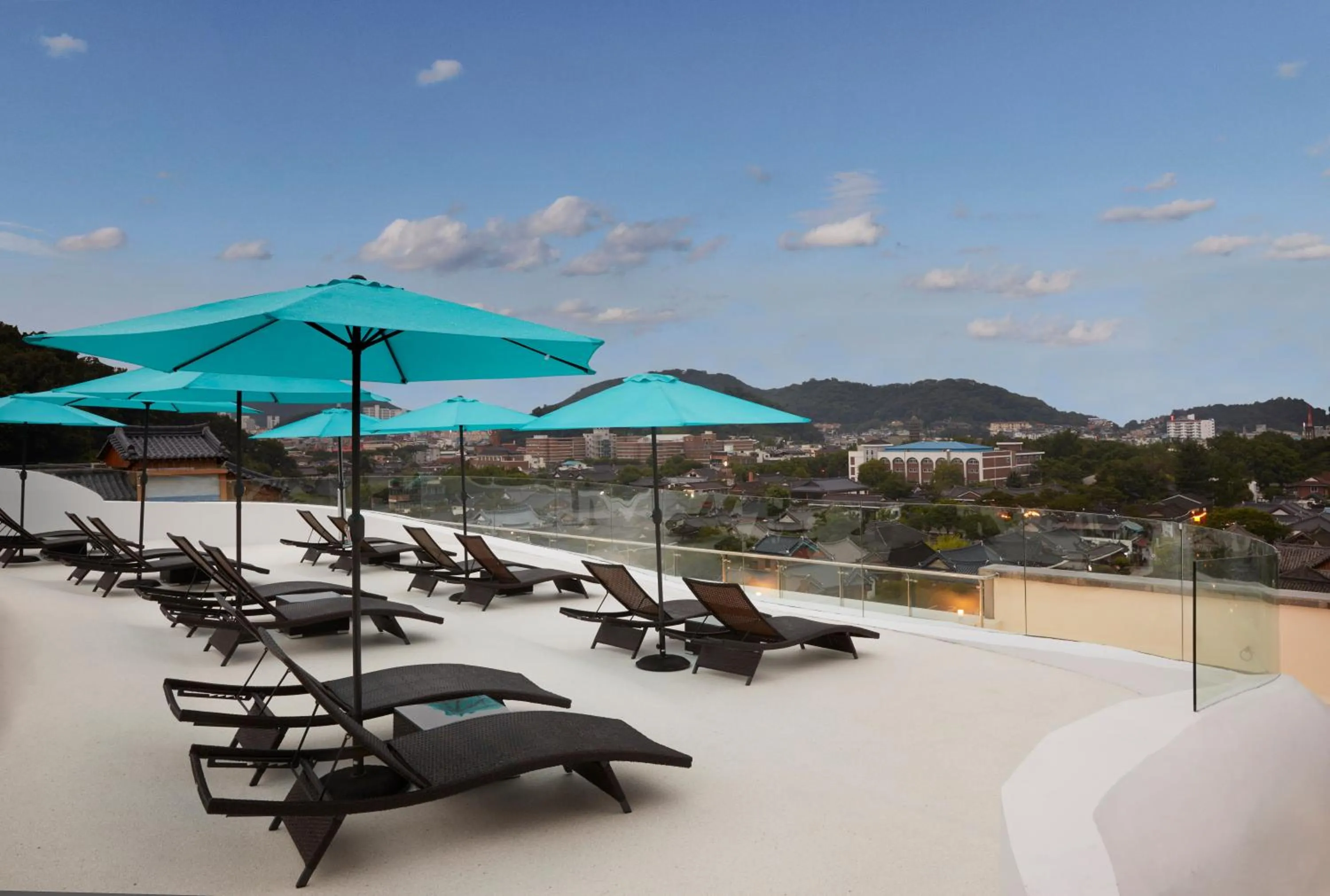 Pool view in Lahan Hotel Jeonju