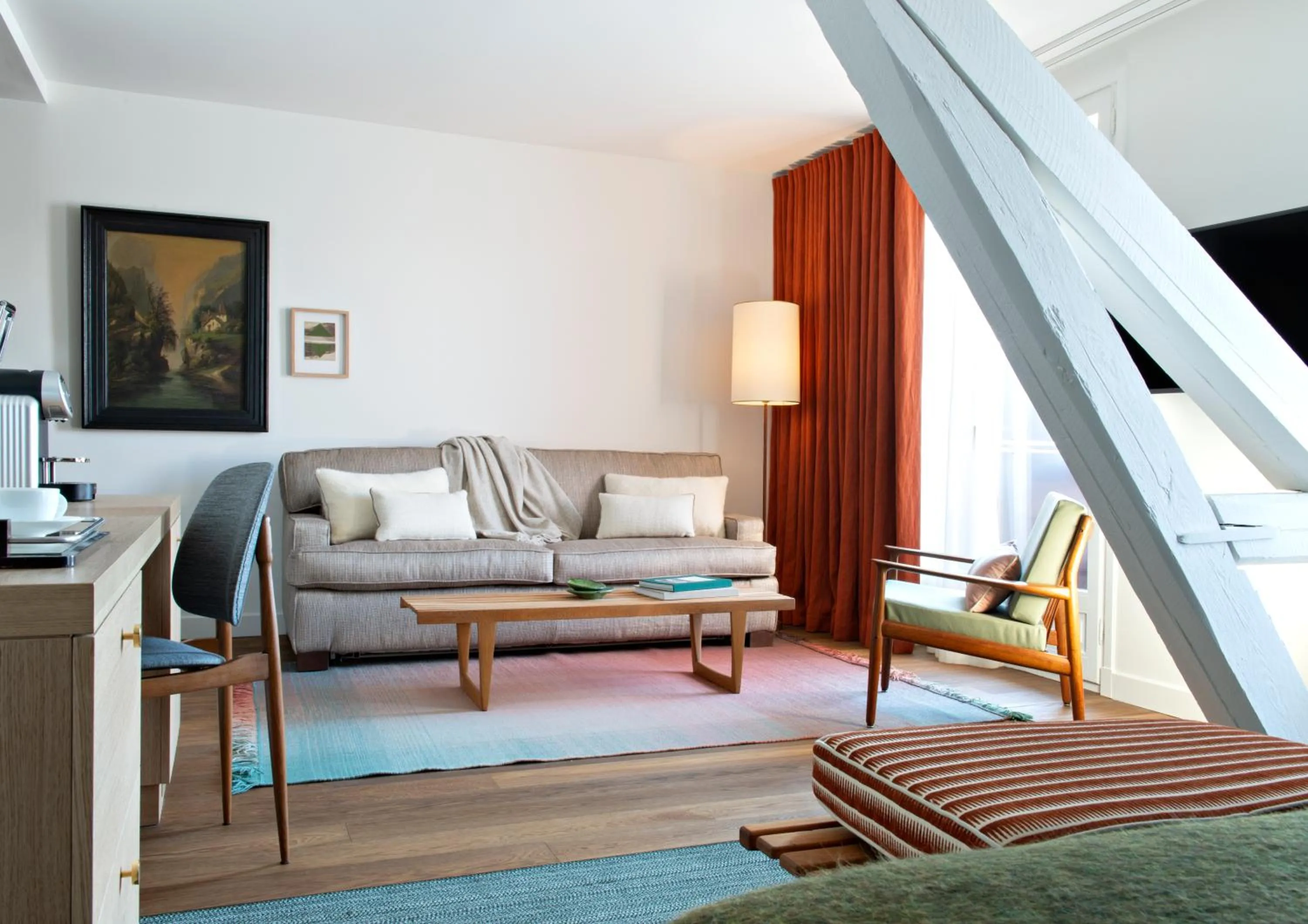 Seating area in Auberge Du Père Bise - Jean Sulpice