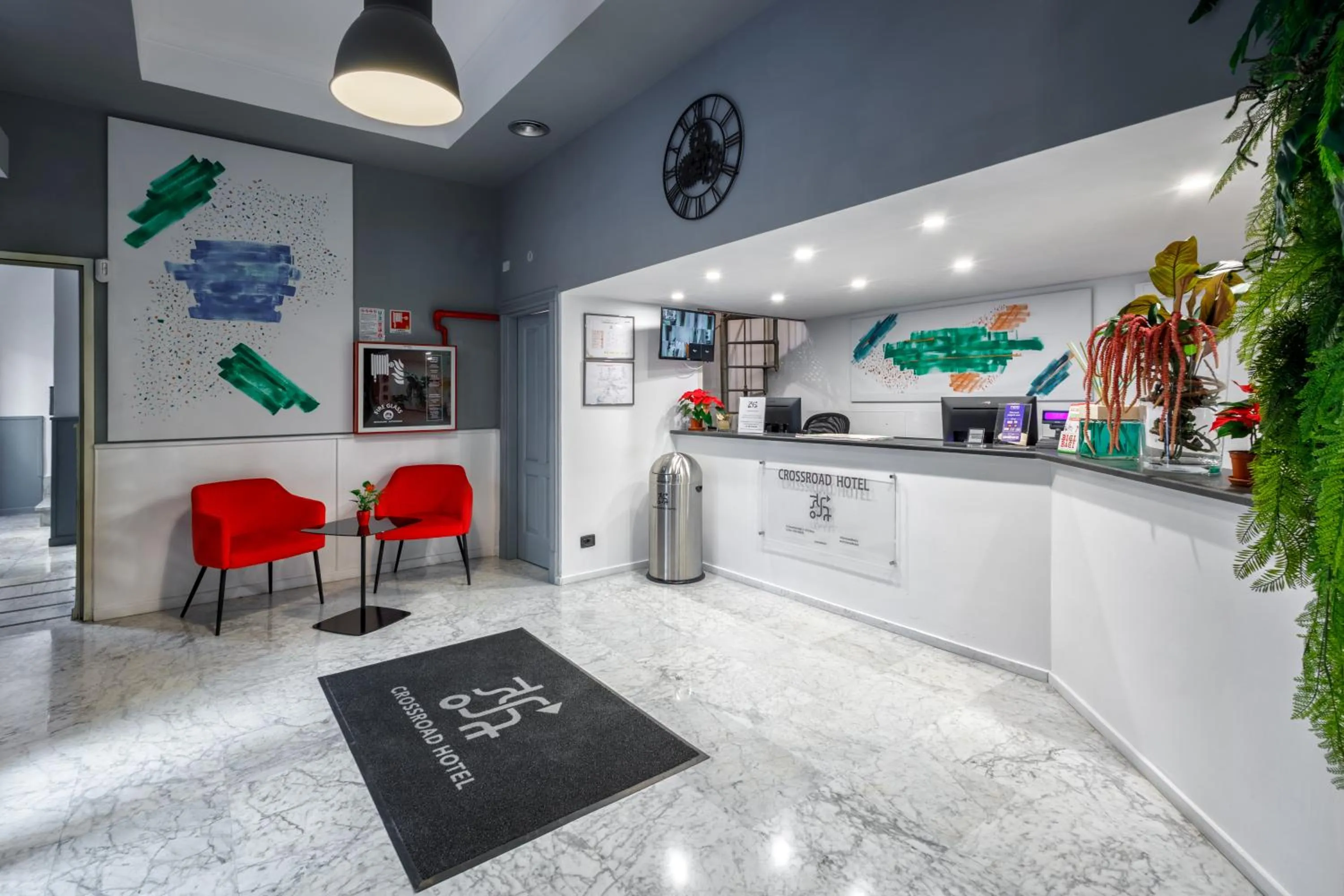 Lobby or reception in Crossroad Hotel