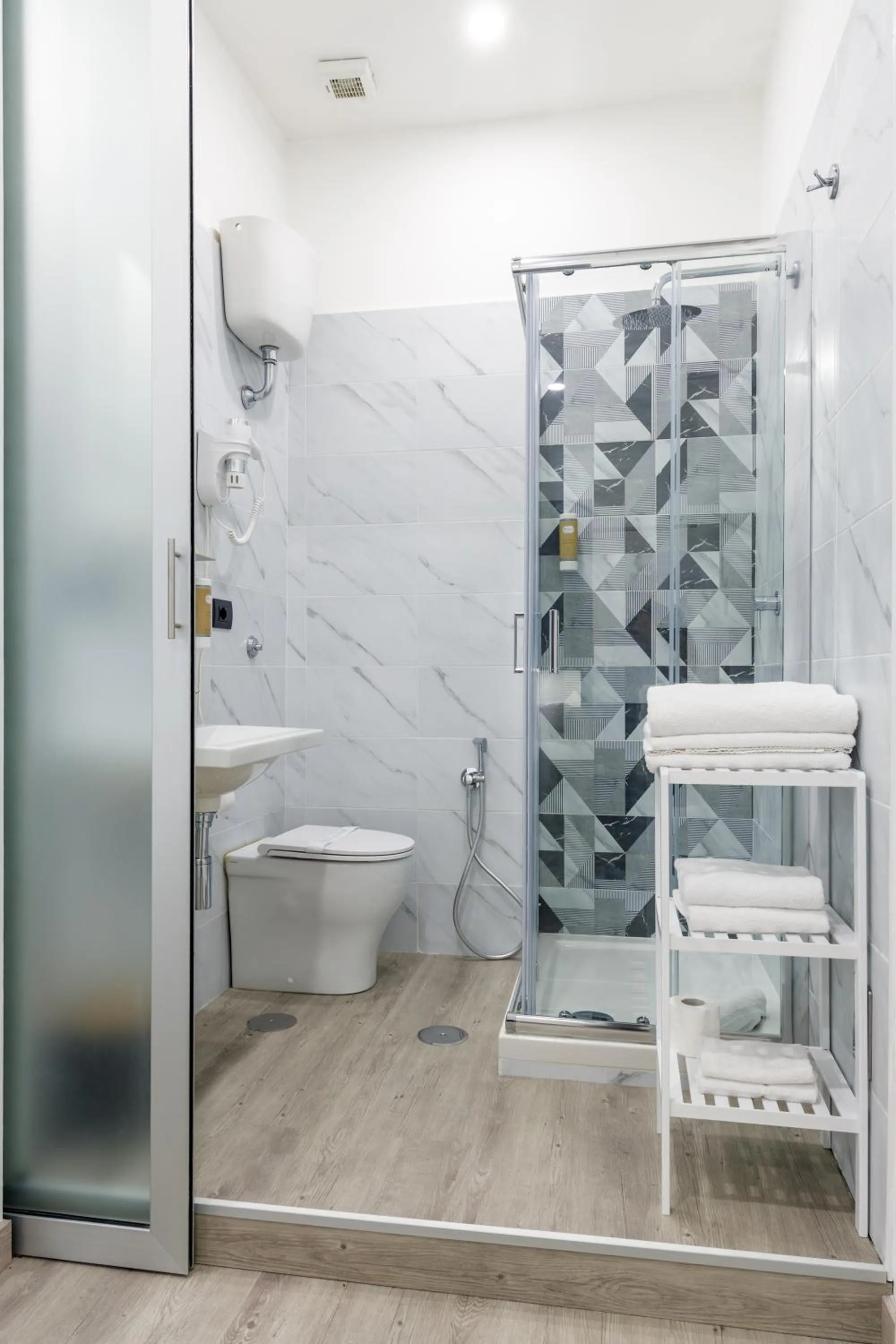 Bathroom in Crossroad Hotel