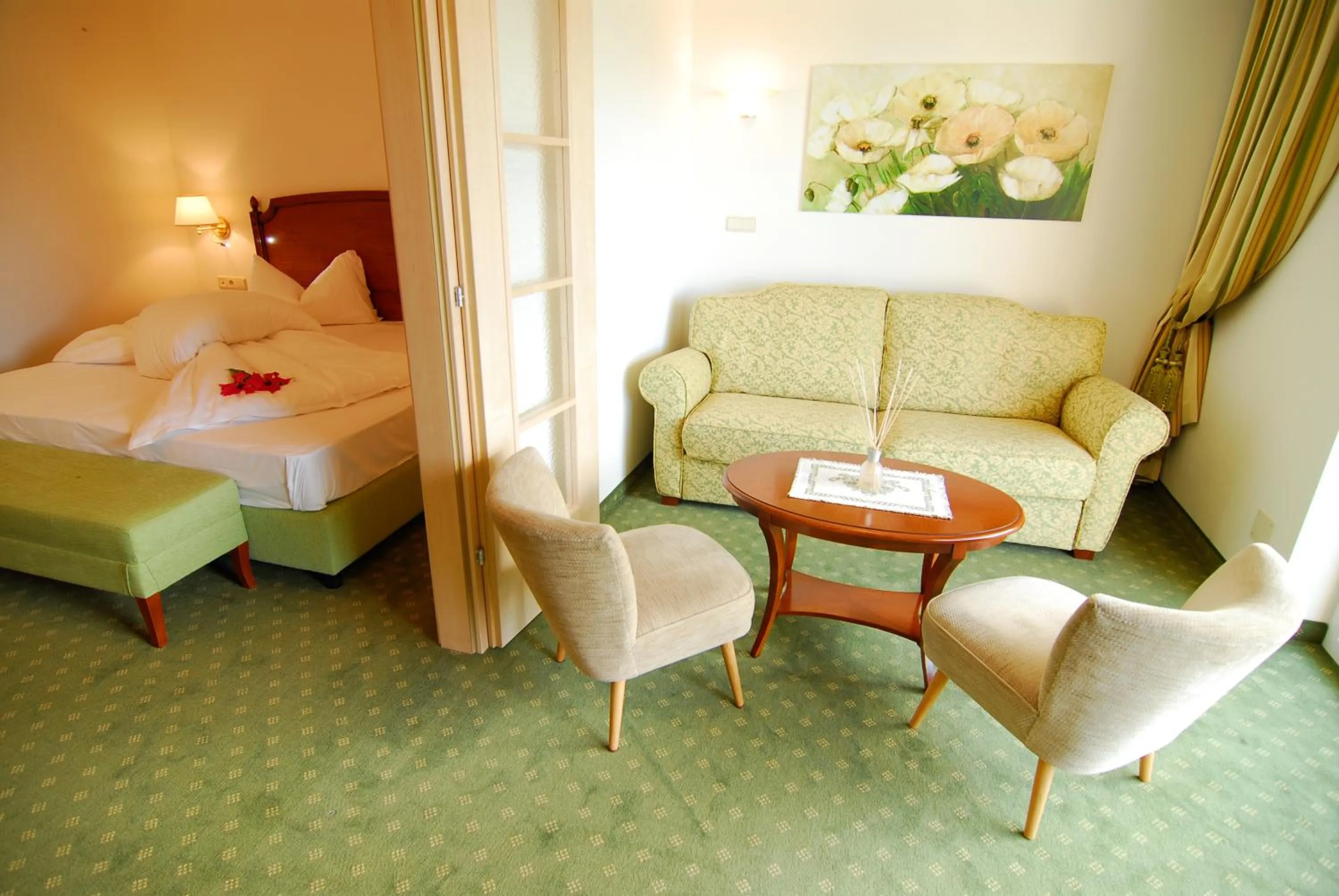 Photo of the whole room, Bed in Mirabell Alpine Garden Resort & Spa