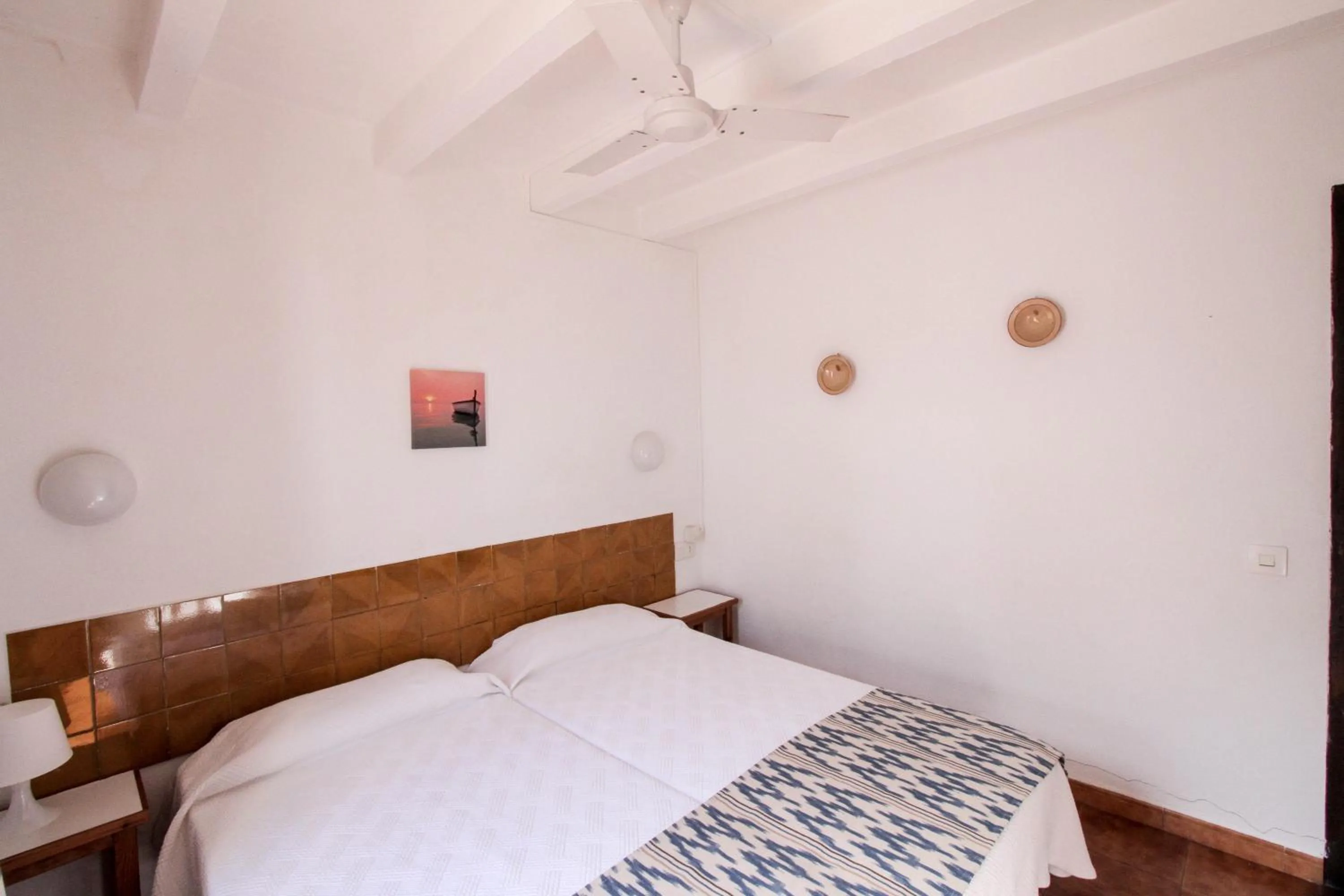 Bedroom, Bed in Apartamentos Sa Cala
