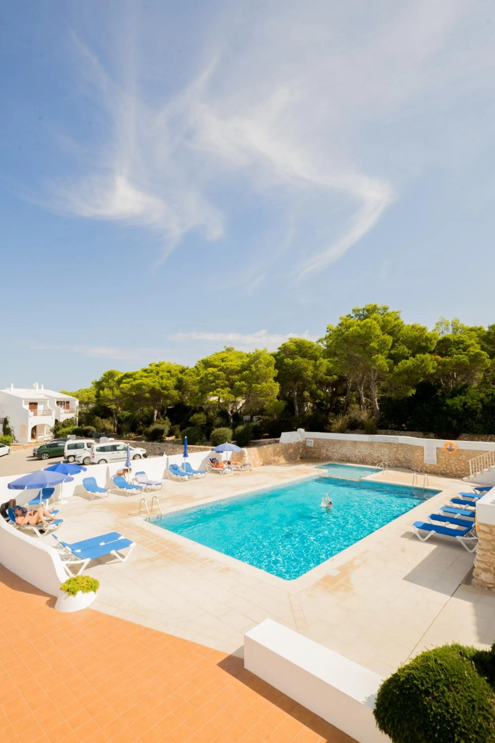 Pool view in Apartamentos Sa Cala