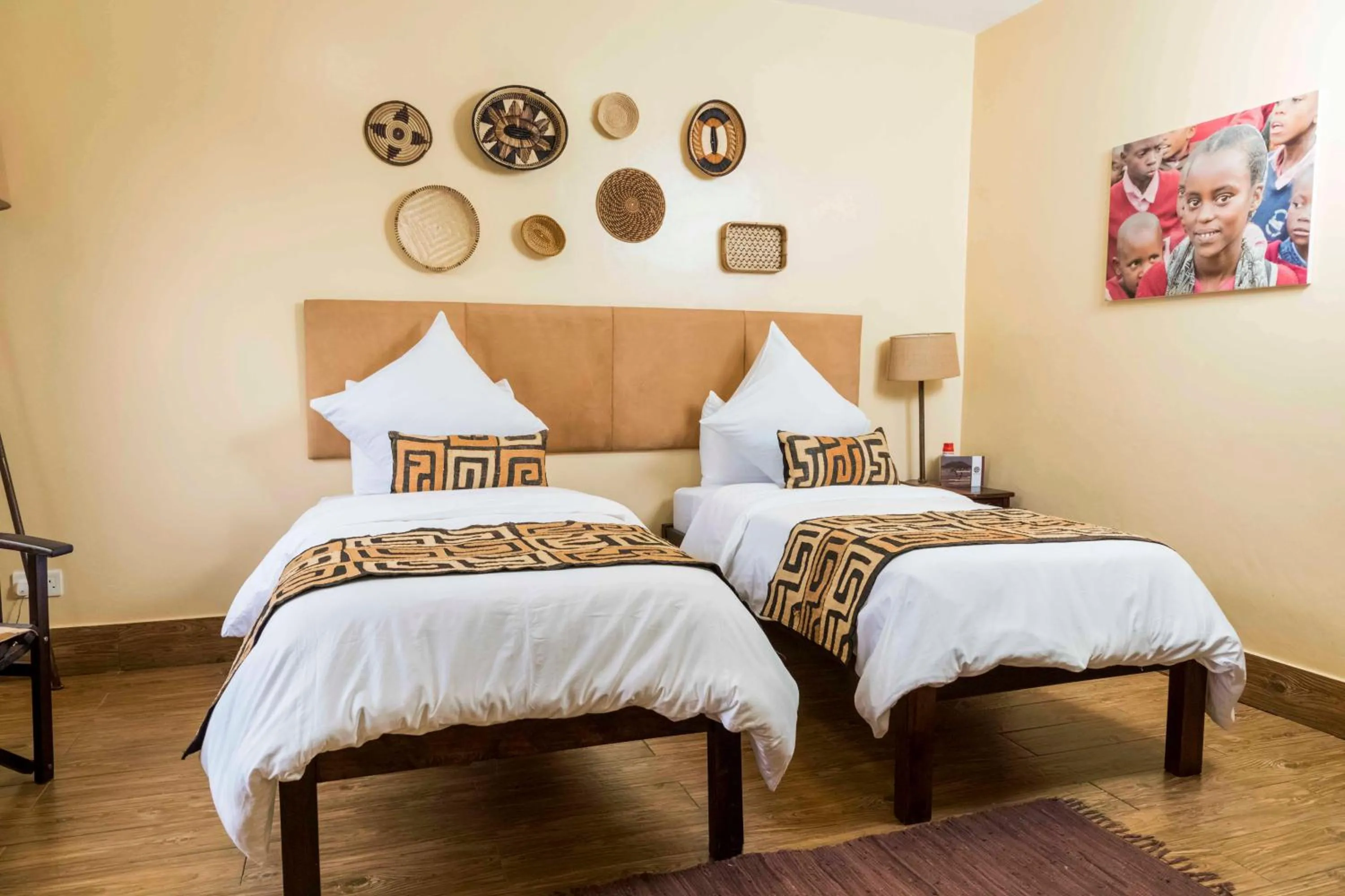 Bed in Acacia Tree Lodge