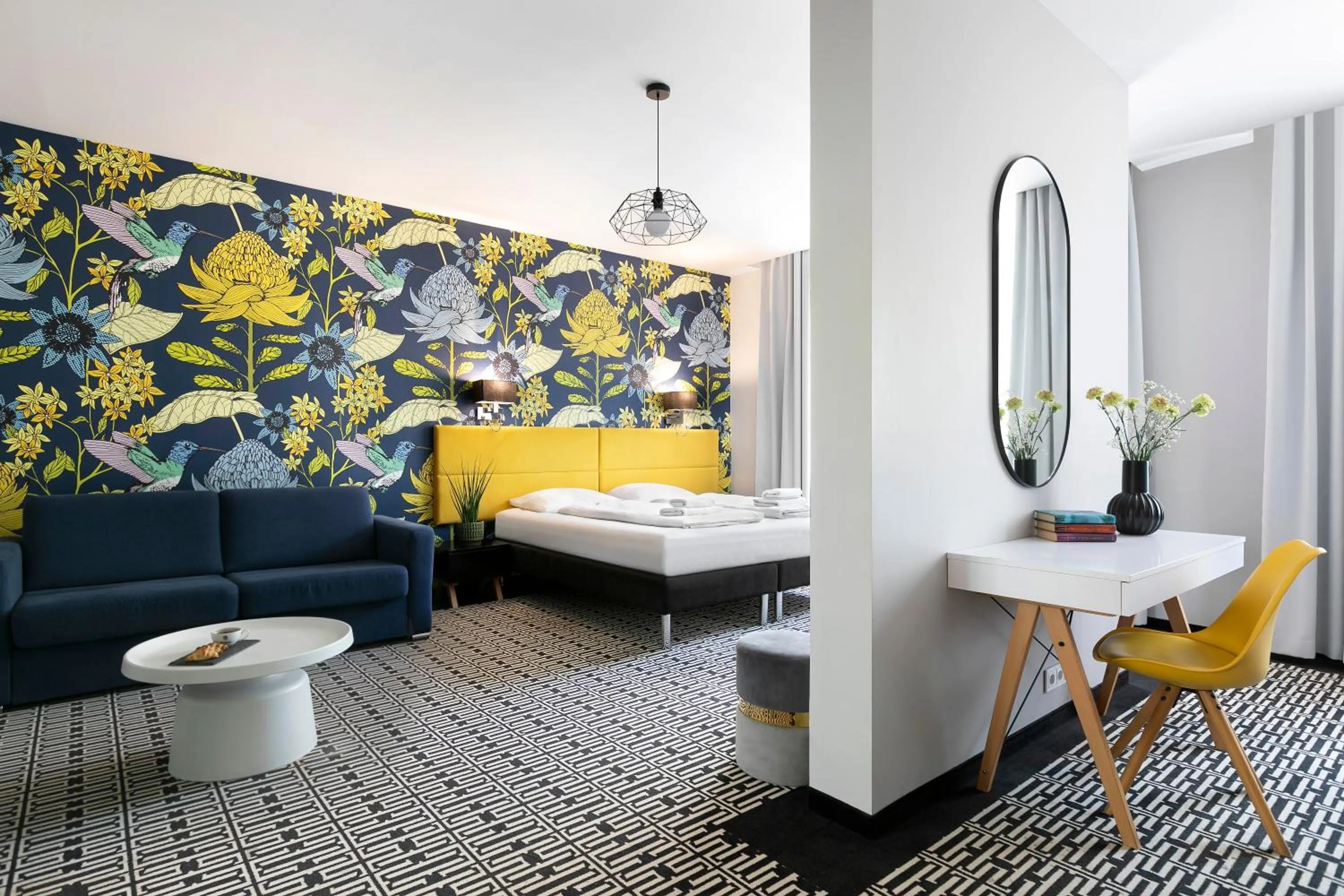 Bed in Liv'Inn Aparthotel