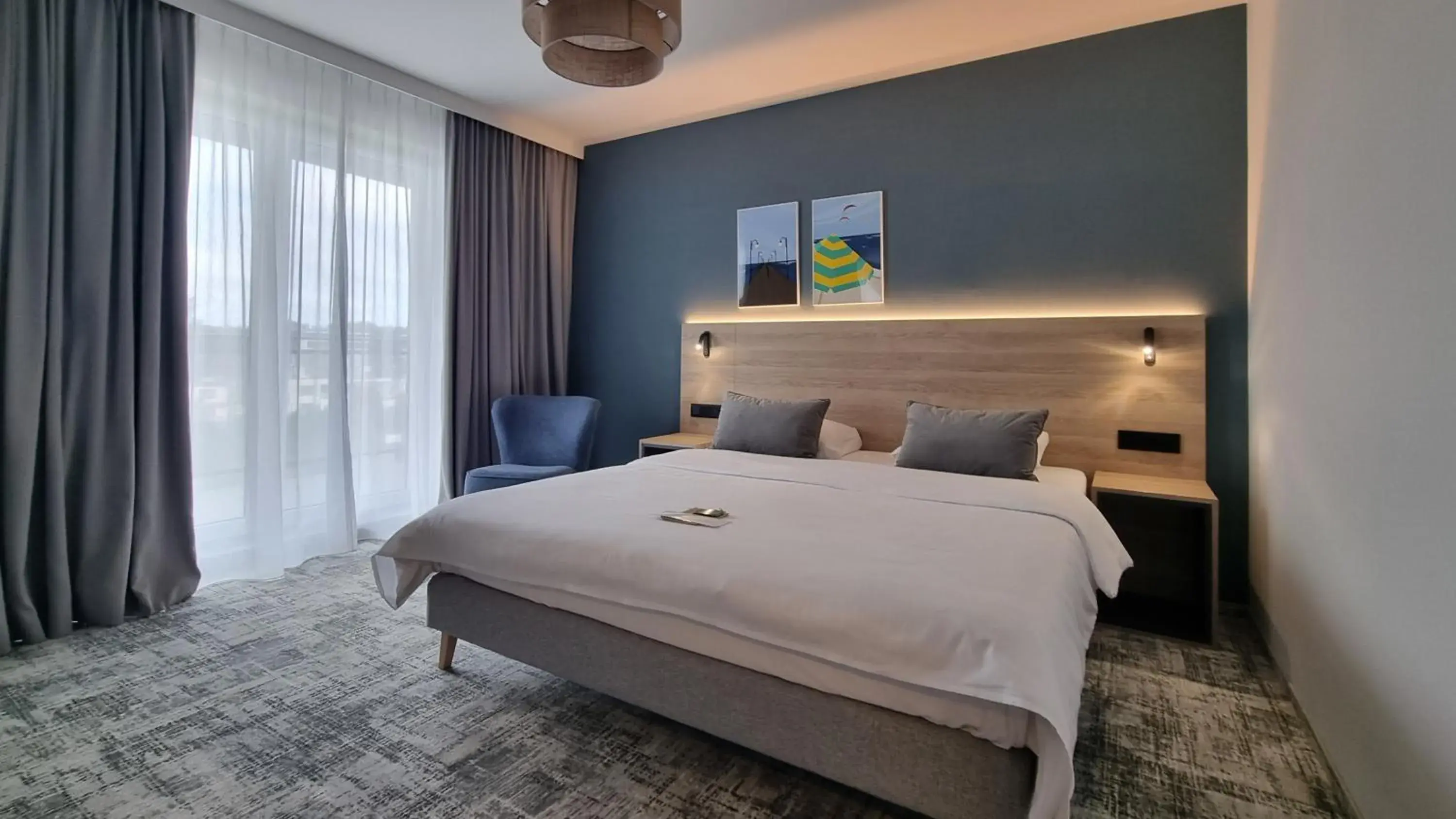 Bed in Hotel Wolin Bed in Hotel Wolin