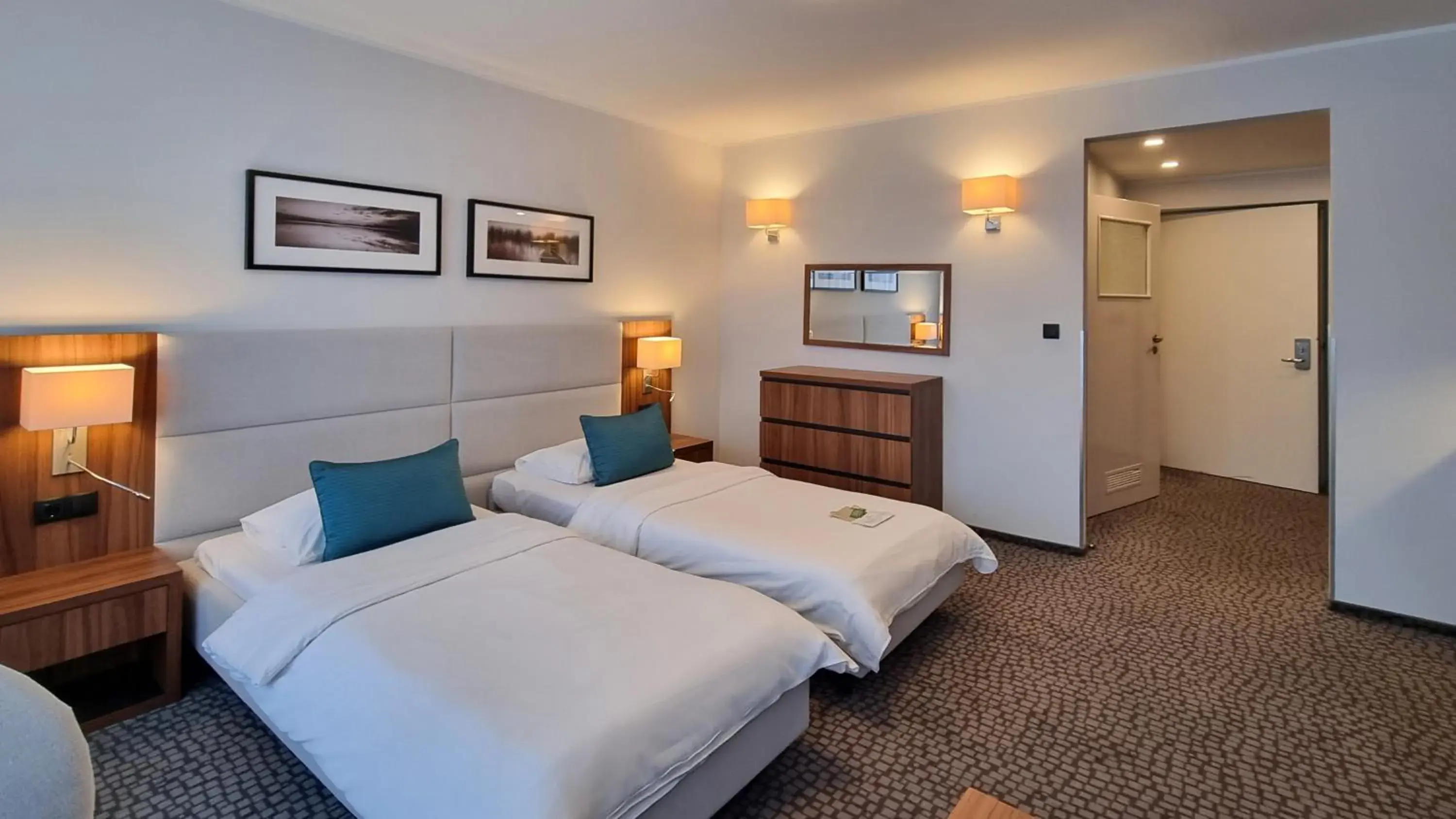 Bed in Hotel Wolin Bed in Hotel Wolin