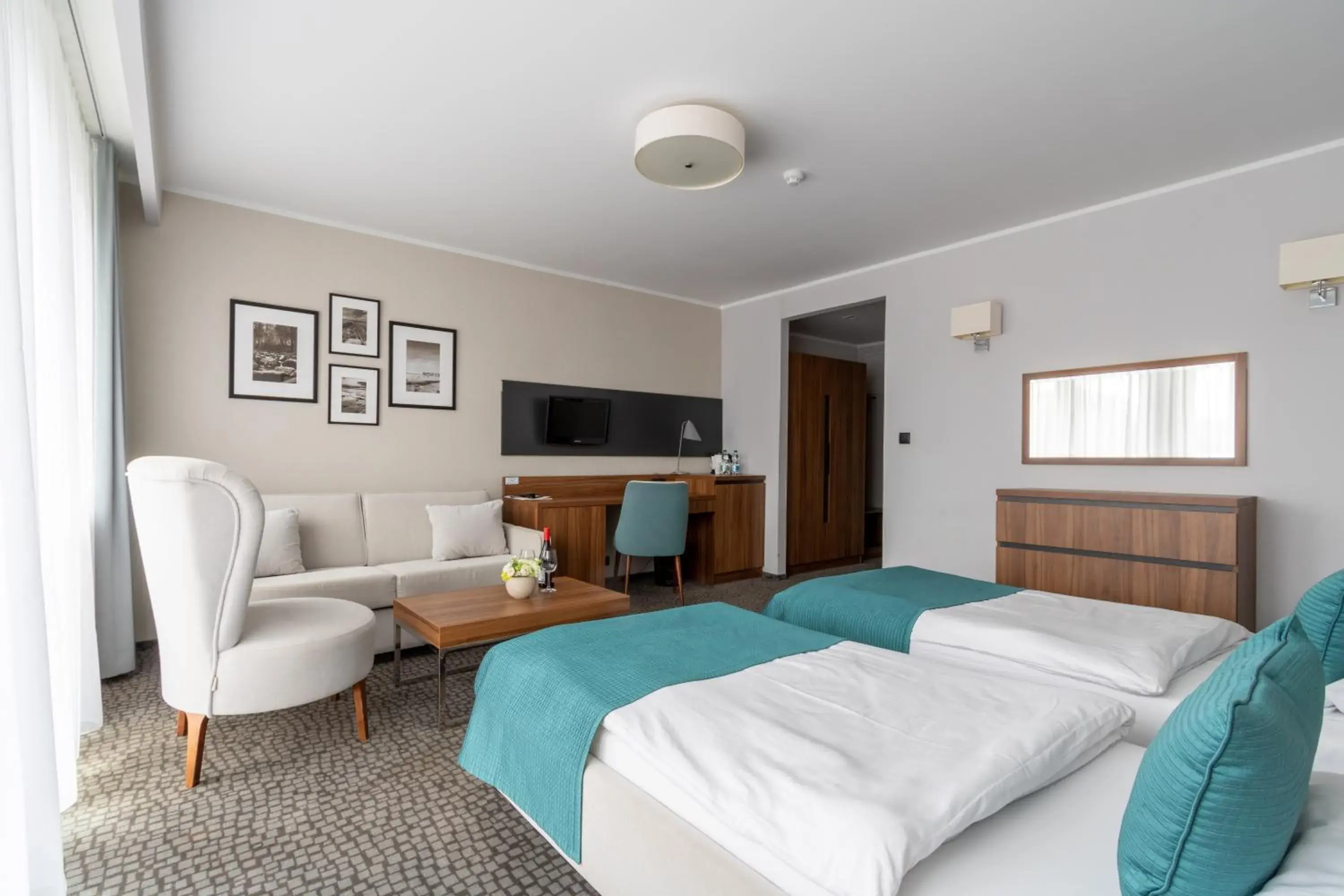 Bed in Hotel Wolin Bed in Hotel Wolin