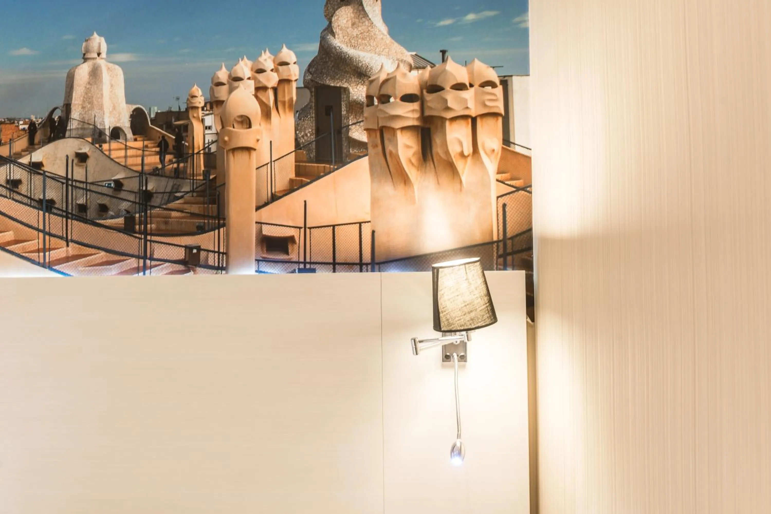 Decorative detail in Hostal BCN Ramblas