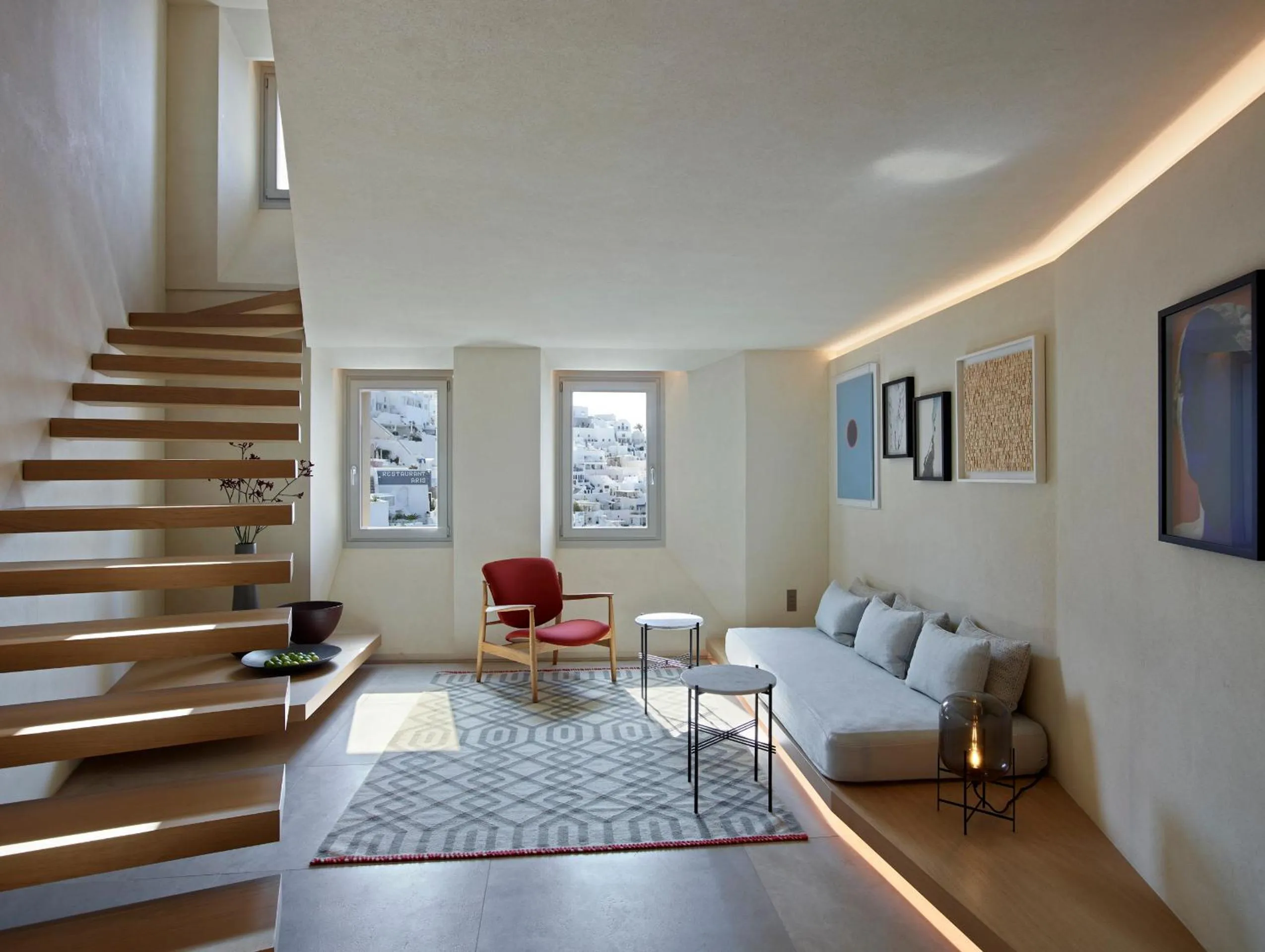 Living room in Villa Bordeaux