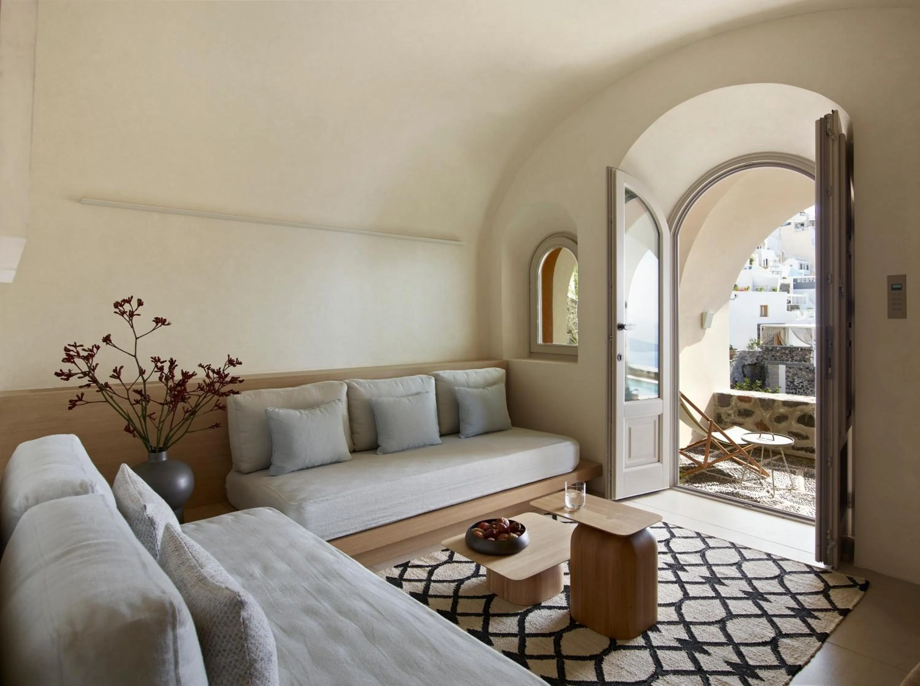 Living room in Villa Bordeaux