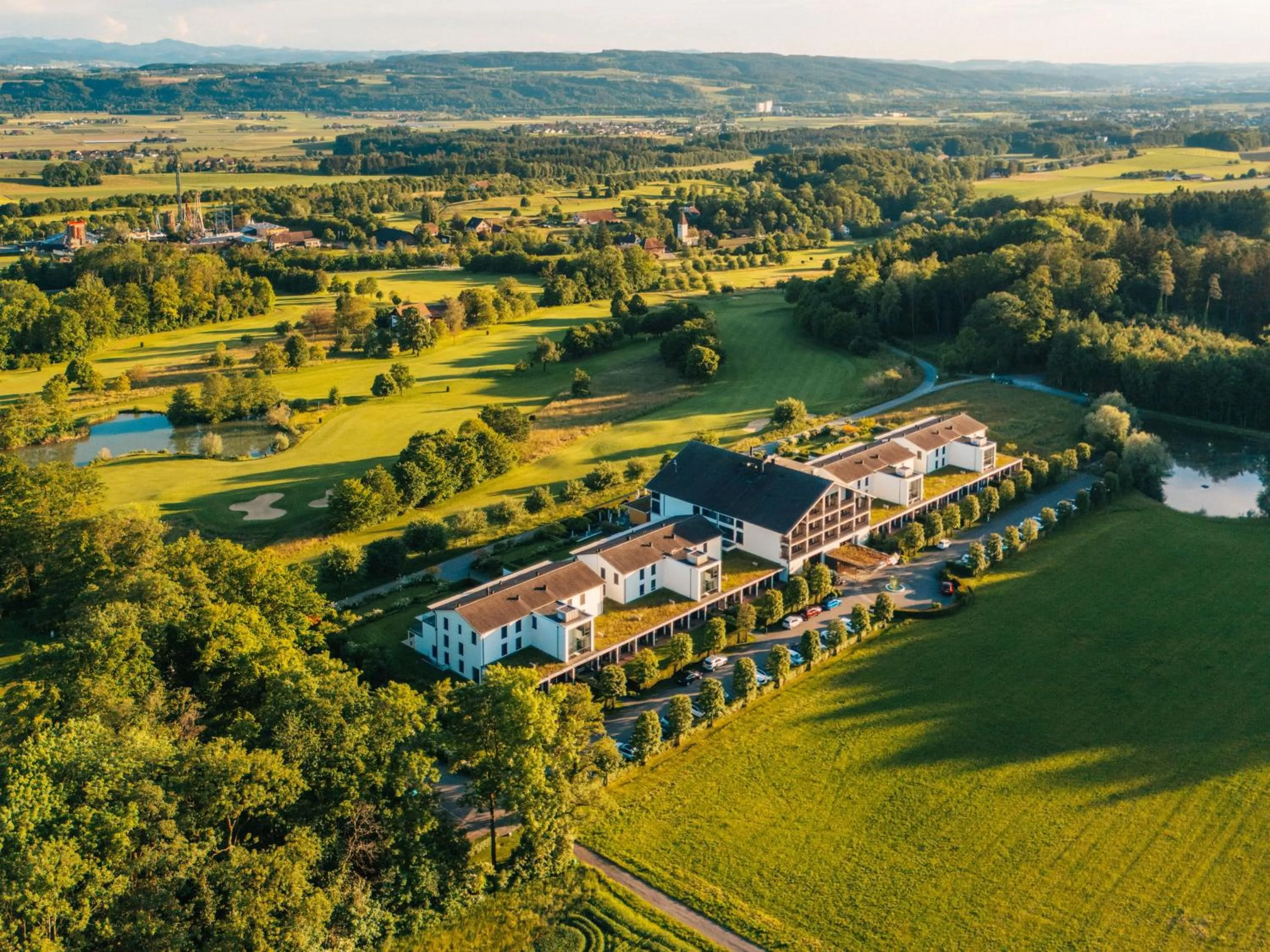 Bird's eye view in Wellnesshotel Golfpanorama