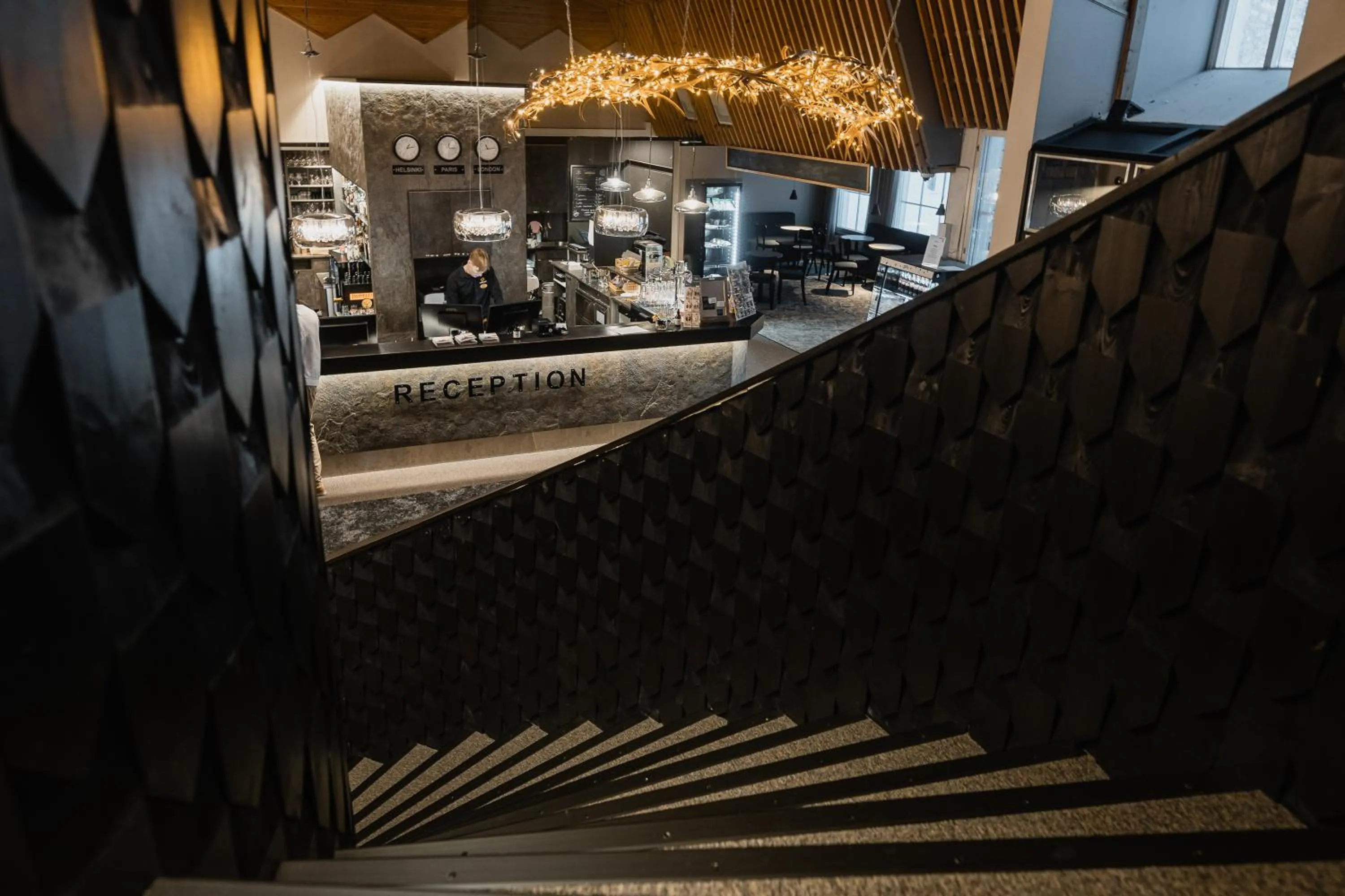 Lobby or reception in Hotel Ylläsrinne