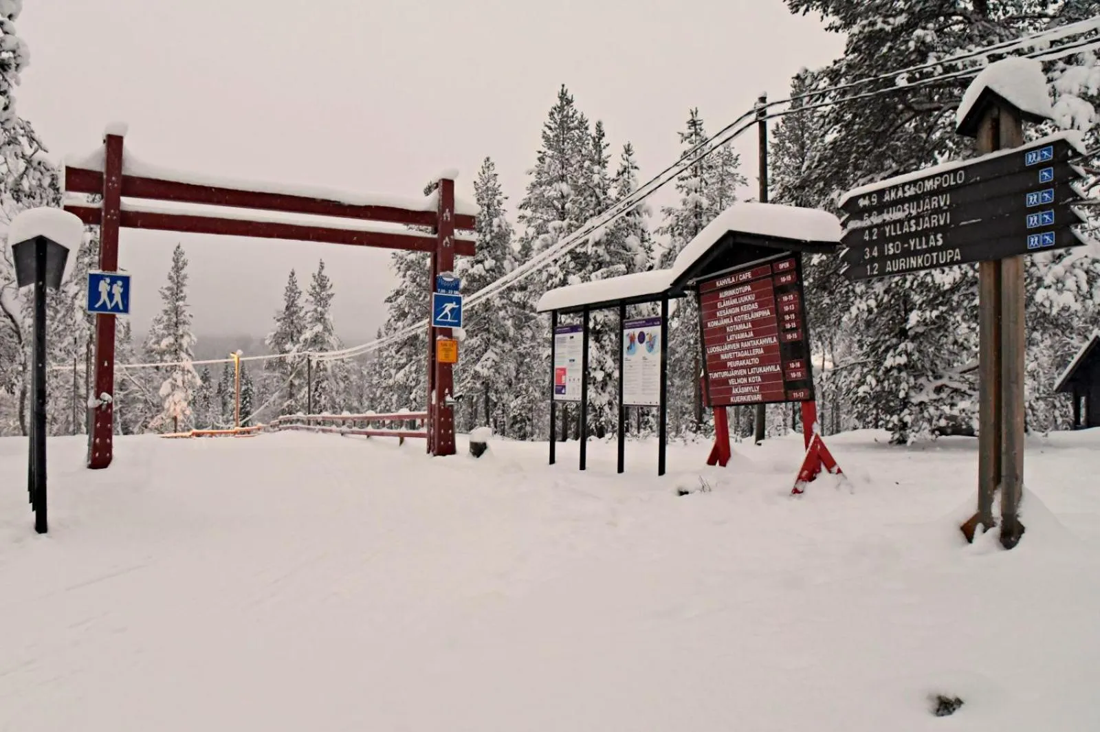 Skiing in Hotel Ylläsrinne