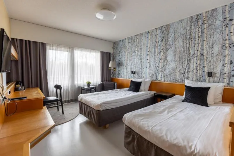 Bed in Hotel Waltikka