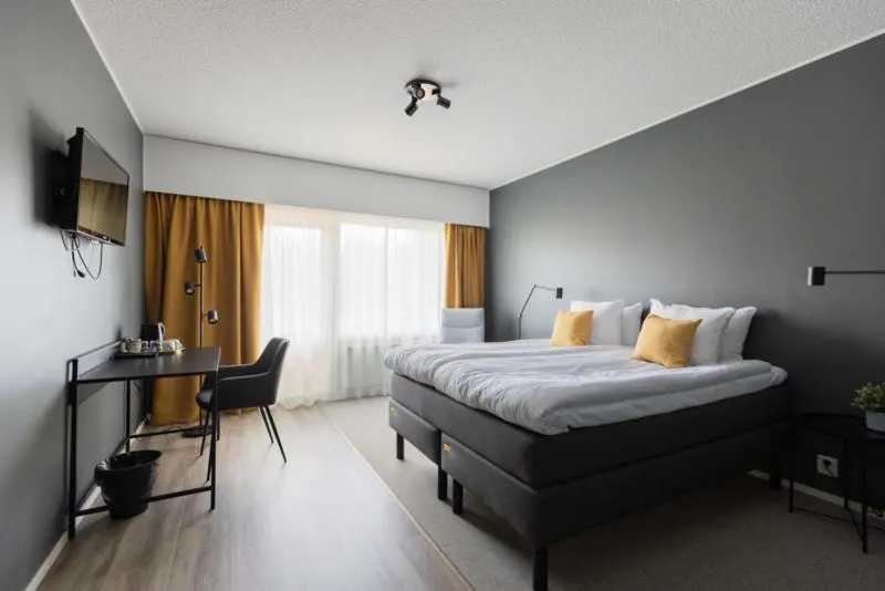 Bed in Hotel Waltikka